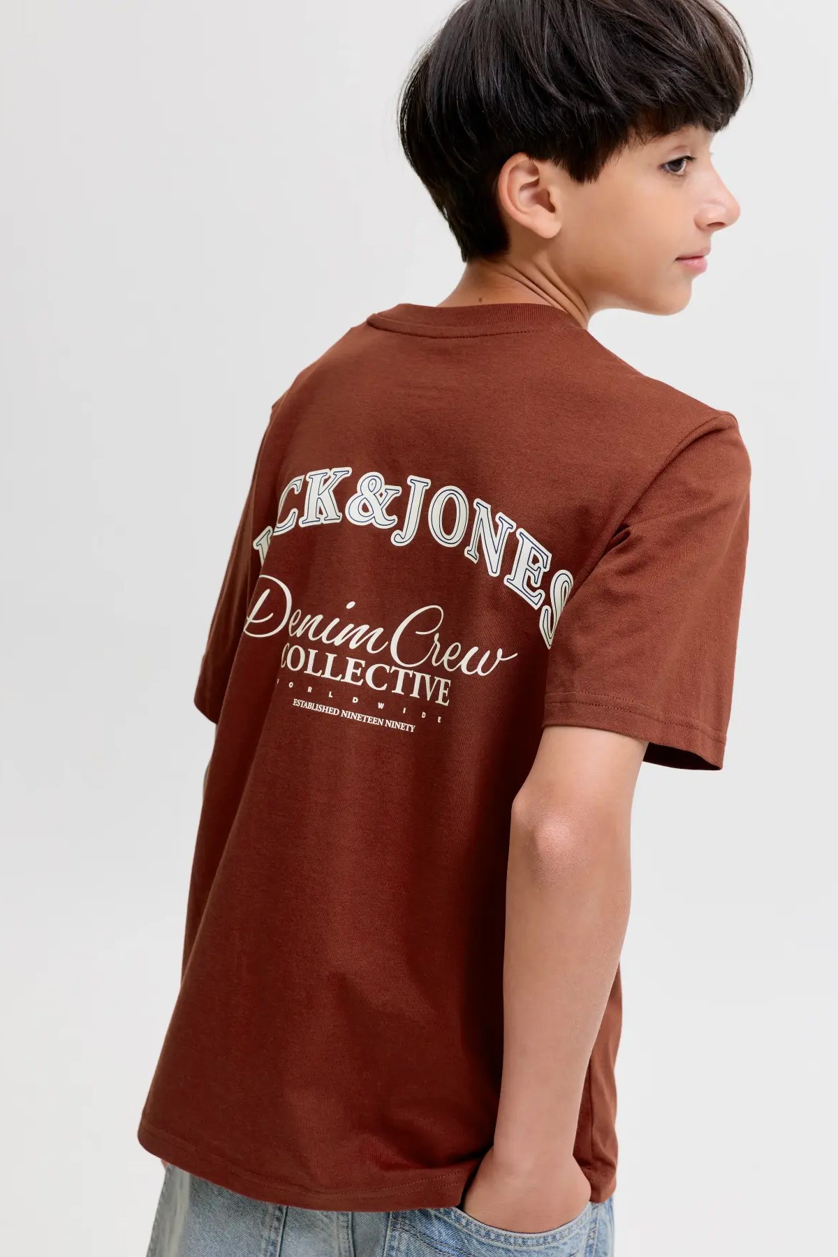 Jack & Jones Jjebrabdes Çocuk Tişört 12269310 Turuncu