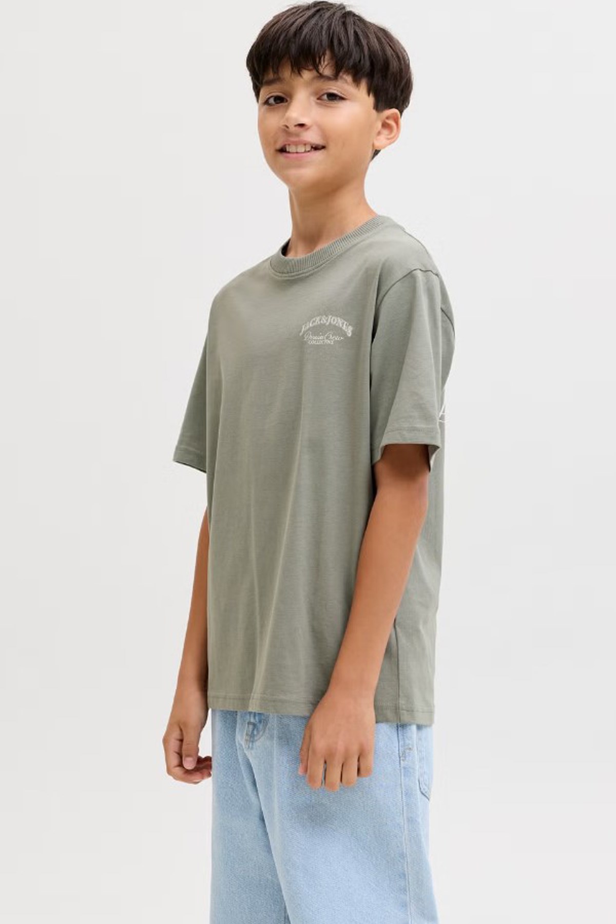Jack & Jones Jjebrabdes Çocuk Tişört 12269310 Yeşil