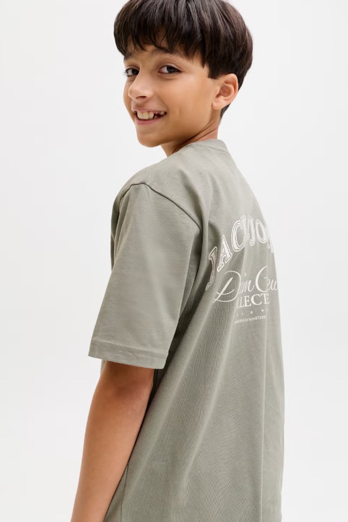 Jack & Jones Jjebrabdes Çocuk Tişört 12269310 Yeşil