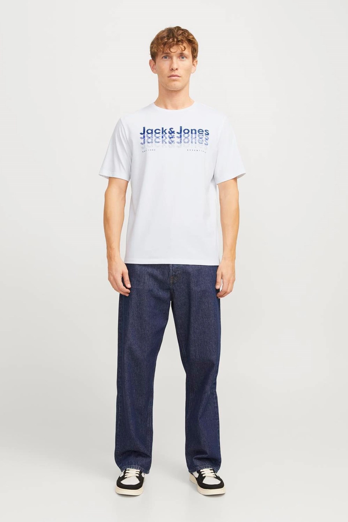 Jack & Jones Jjtex Erkek Tişört 12269335 Beyaz