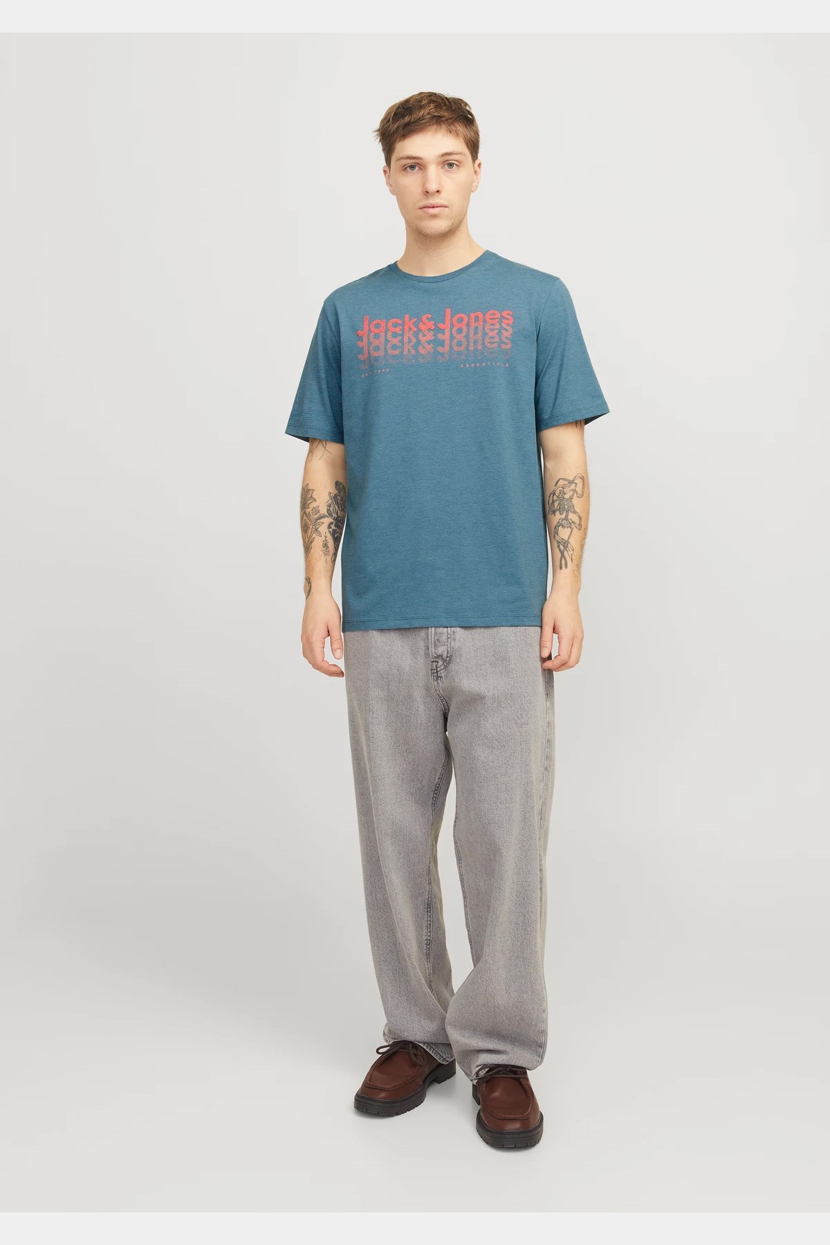 Jack & Jones Jjtex Erkek Tişört 12269335 Yeşil