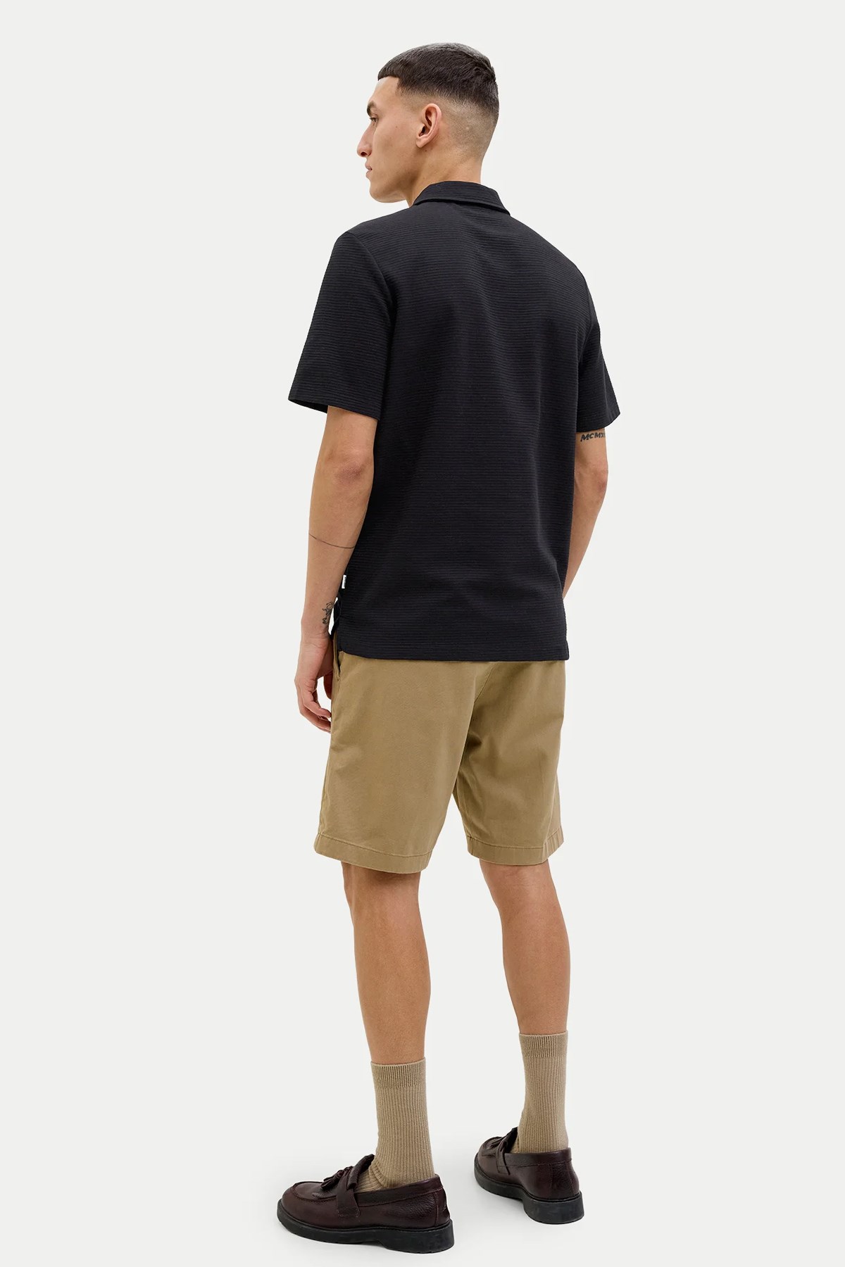 Jack & Jones Jjbenja Erkek Polo Yaka Tişört 12269338 Siyah