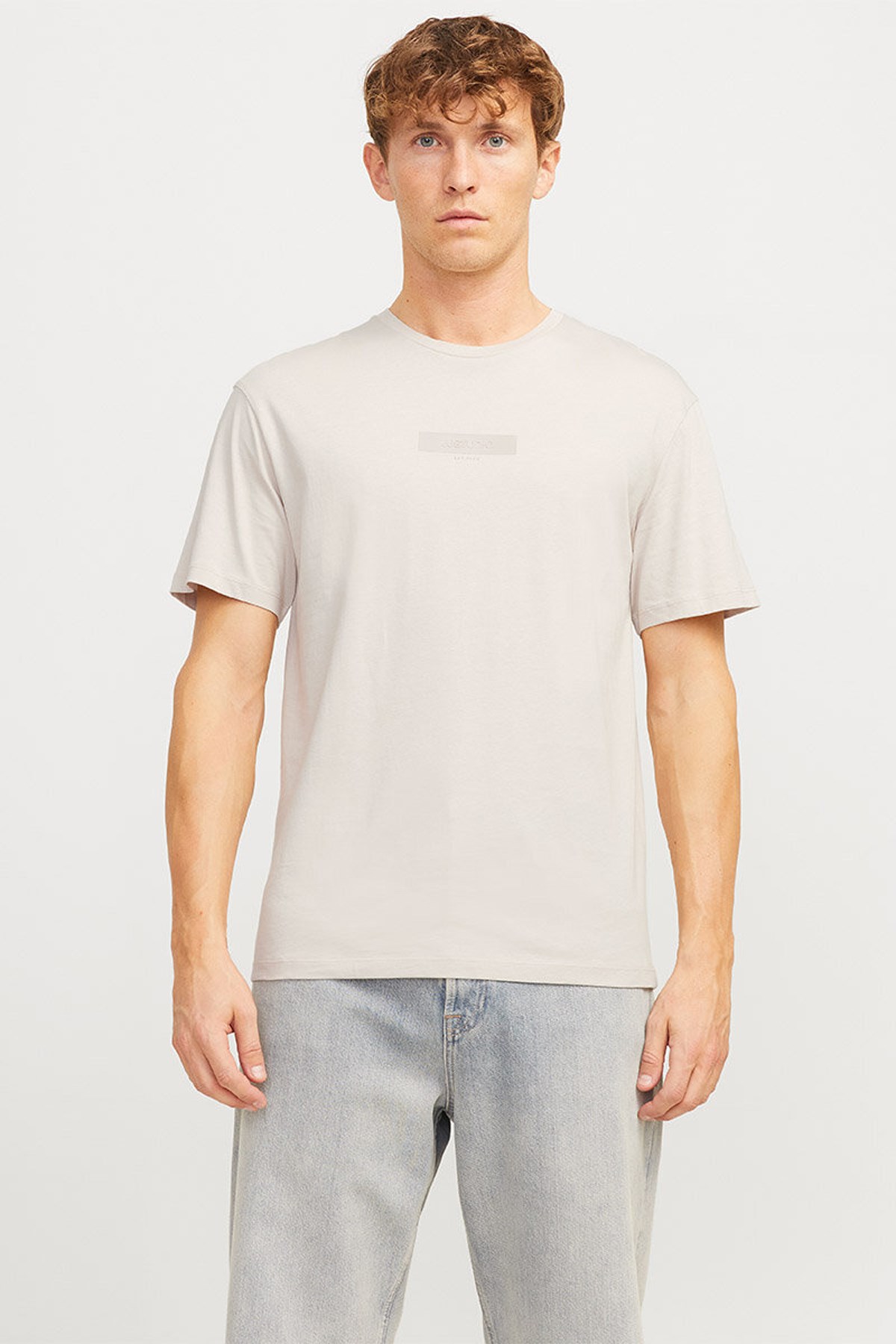 Jack & Jones Jjtaka Erkek Tişört 12269369 Bej