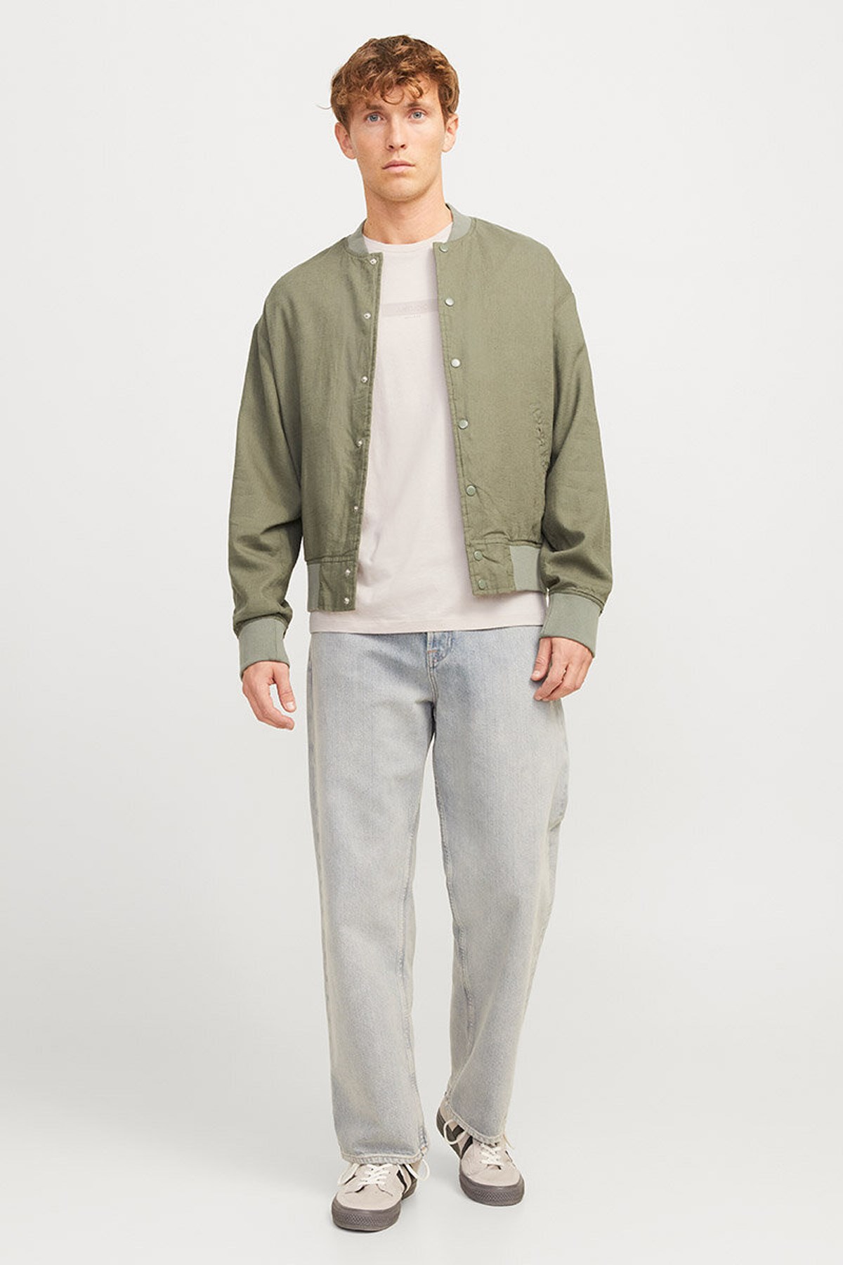 Jack & Jones Jjtaka Erkek Tişört 12269369 Bej