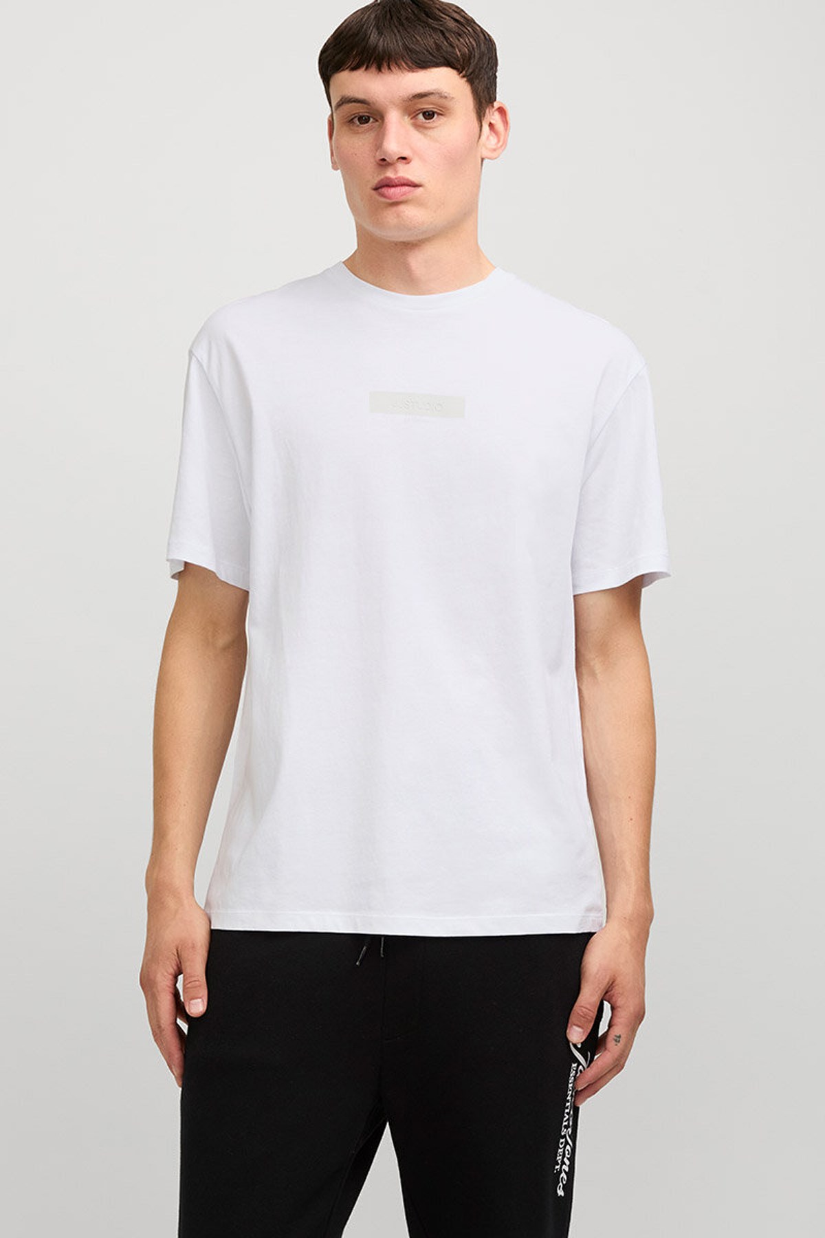 Jack & Jones Jjtaka Erkek Tişört 12269369 Beyaz