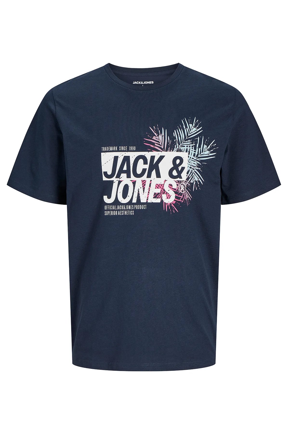 Jack & Jones Jjjaxon Erkek Tişört Mavi
