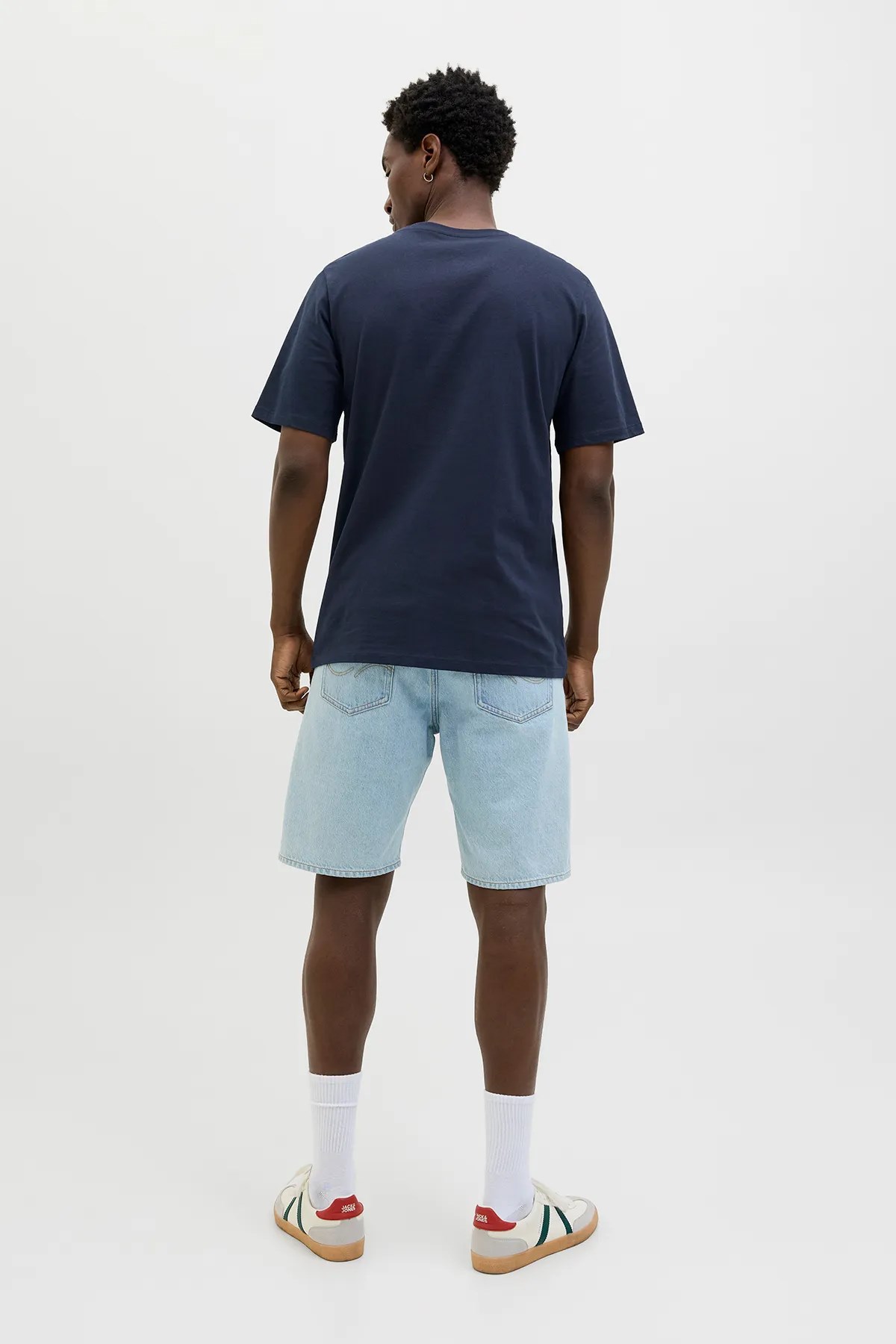 Jack & Jones Jjjaxon Erkek Tişört Mavi