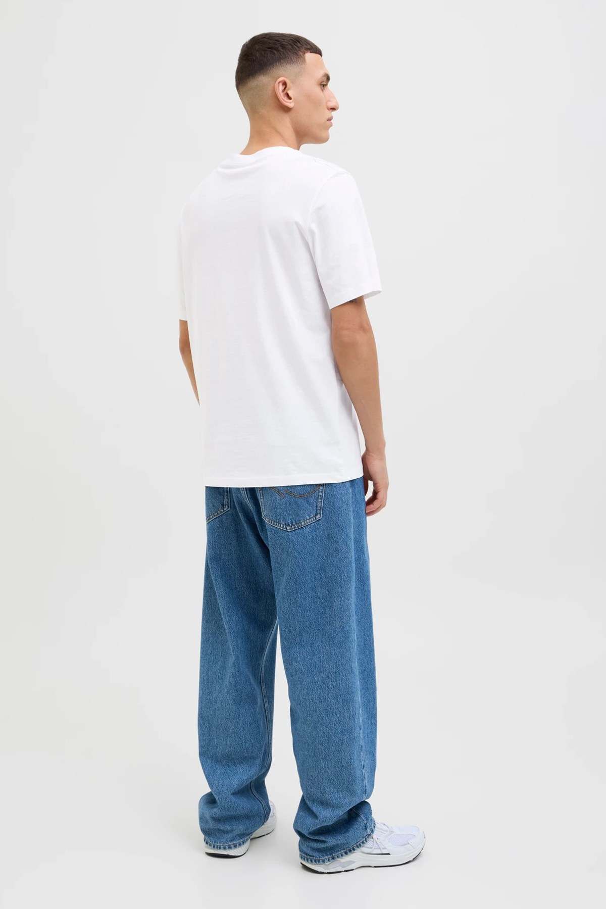 Jack & Jones Jjpalm Erkek Tişört Beyaz