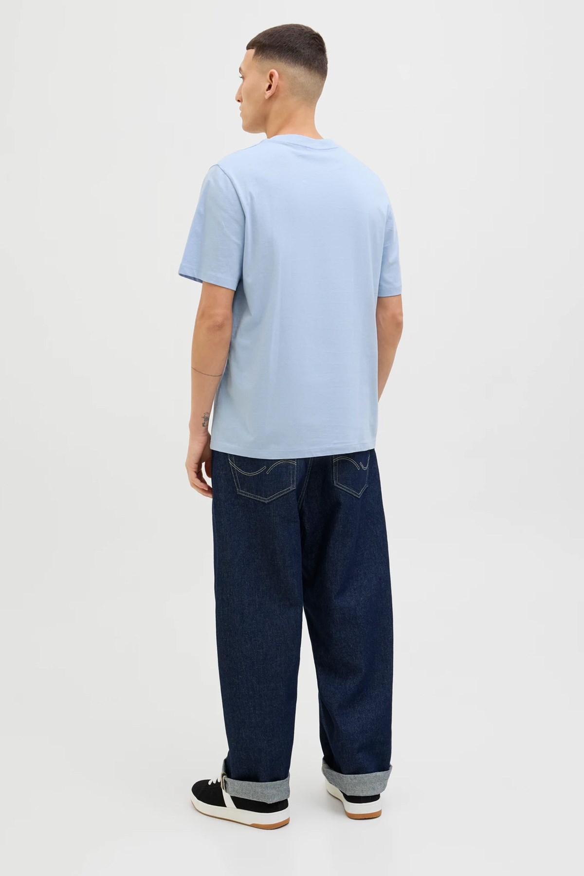 Jack & Jones Jjpalm Erkek Tişört Mavi