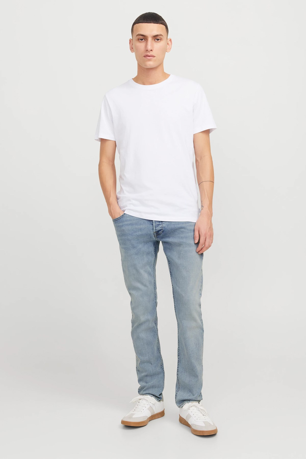 Jack & Jones Jjiglenn Erkek Jeans 12269466 Mavi