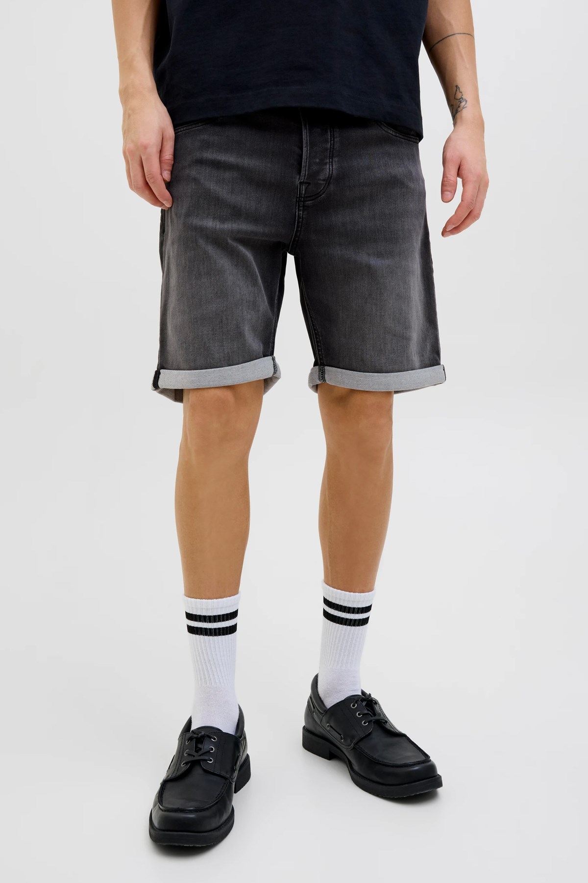 Jack & Jones Jjirick Jjicon Erkek Şort 12269501 Siyah