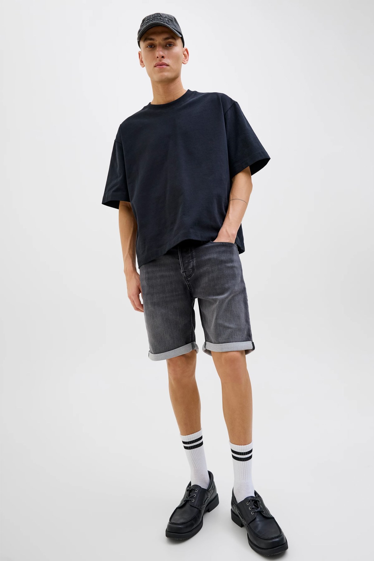 Jack & Jones Jjirick Jjicon Erkek Şort 12269501 Siyah