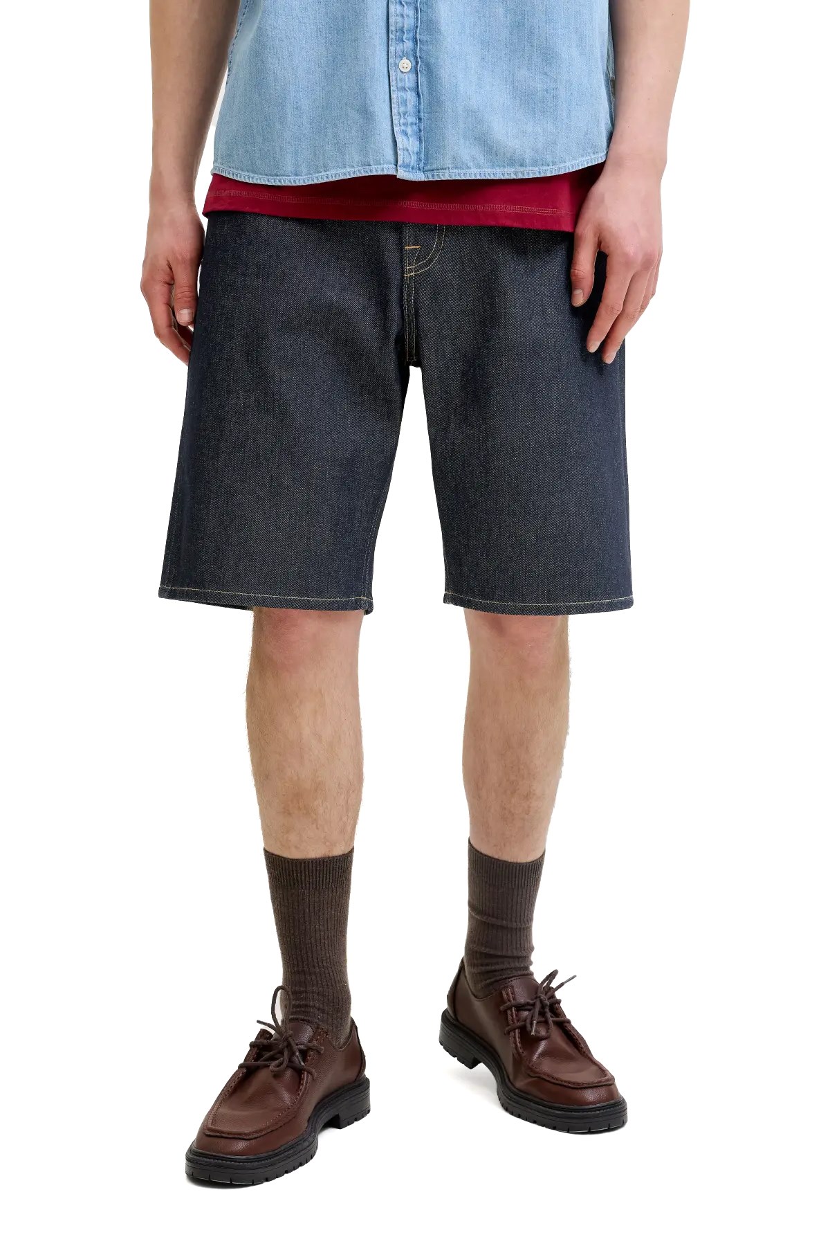 Jack & Jones Jjıalex Erkek Şort 12269532 Mavi