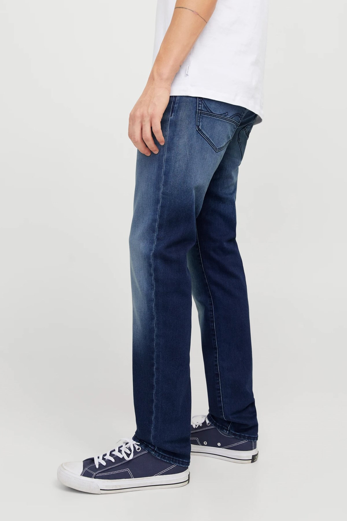 Jack & Jones Jjimike Jjfox i.K. Ge 424 Erkek Jean 12269601 Mavi