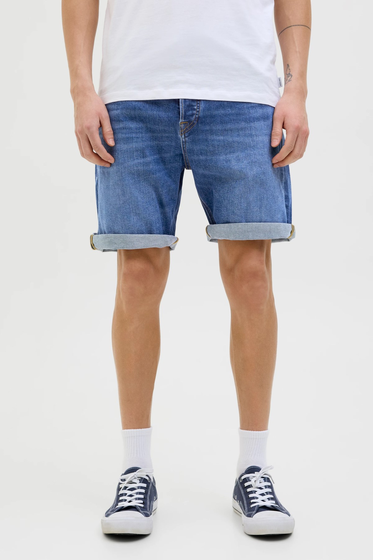 Jack & Jones Jjirick Jjioriginal Erkek Şort 12269612 Mavi