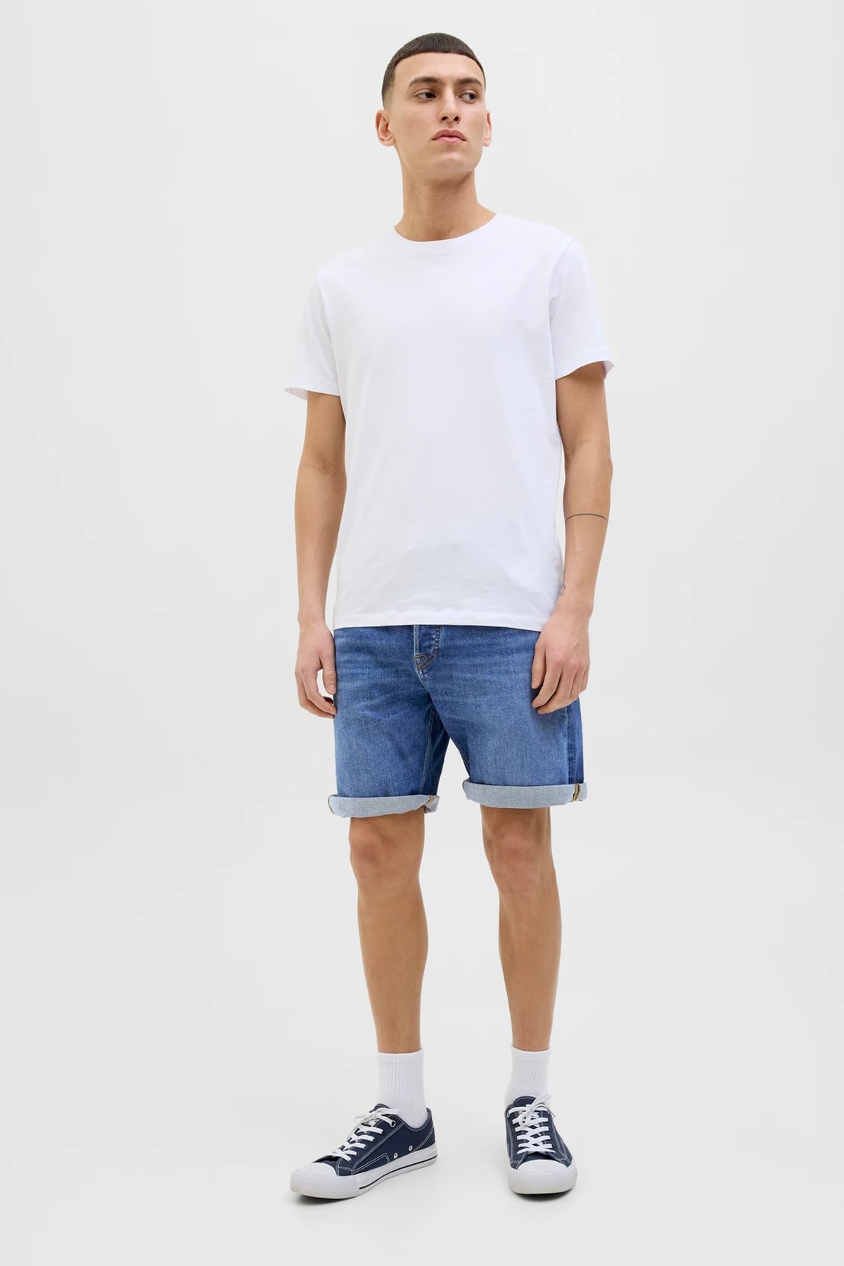 Jack & Jones Jjirick Jjioriginal Erkek Şort 12269612 Mavi