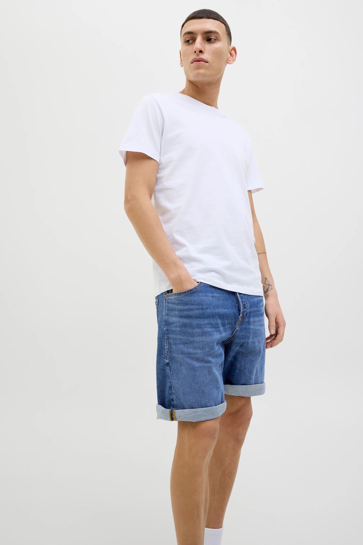 Jack & Jones Jjirick Jjioriginal Erkek Şort 12269612 Mavi