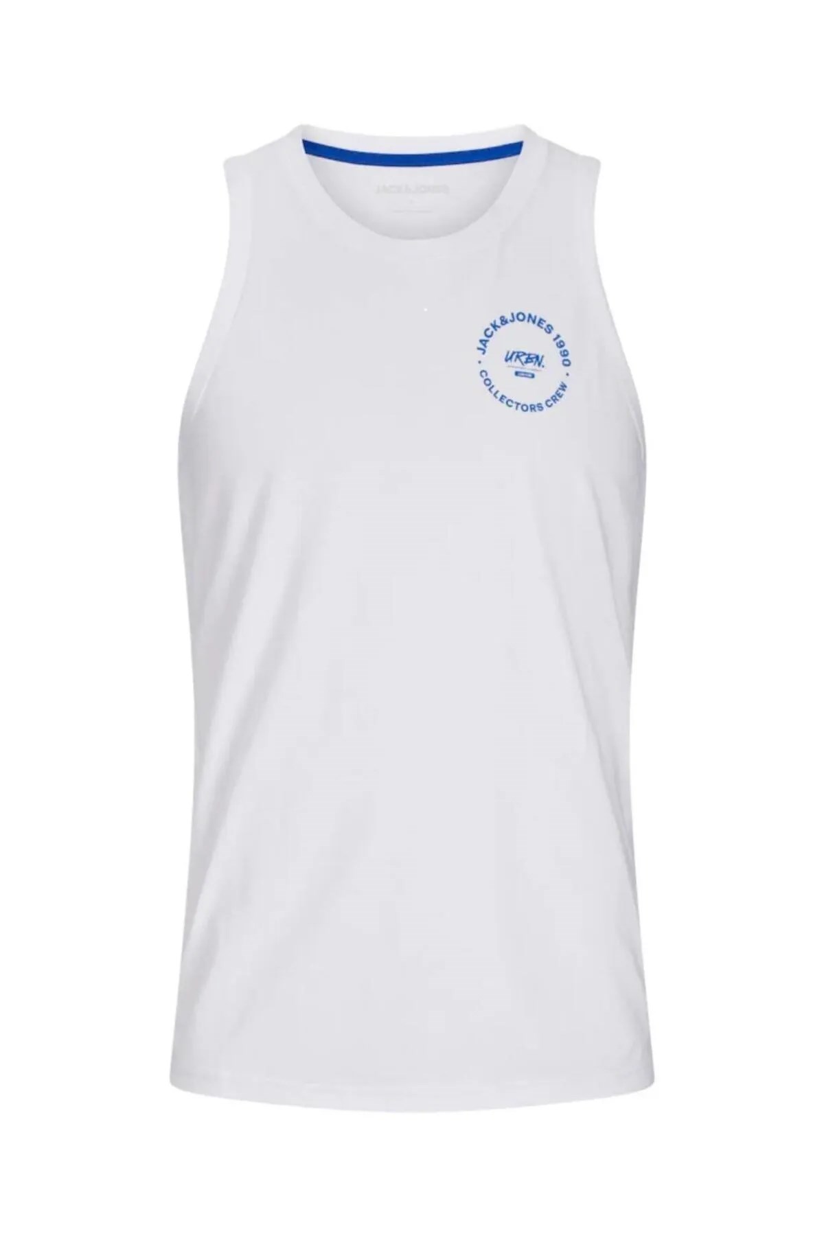 Jack & Jones Jjsimon Tanktop Sl Erkek Atlet 12270462 Beyaz