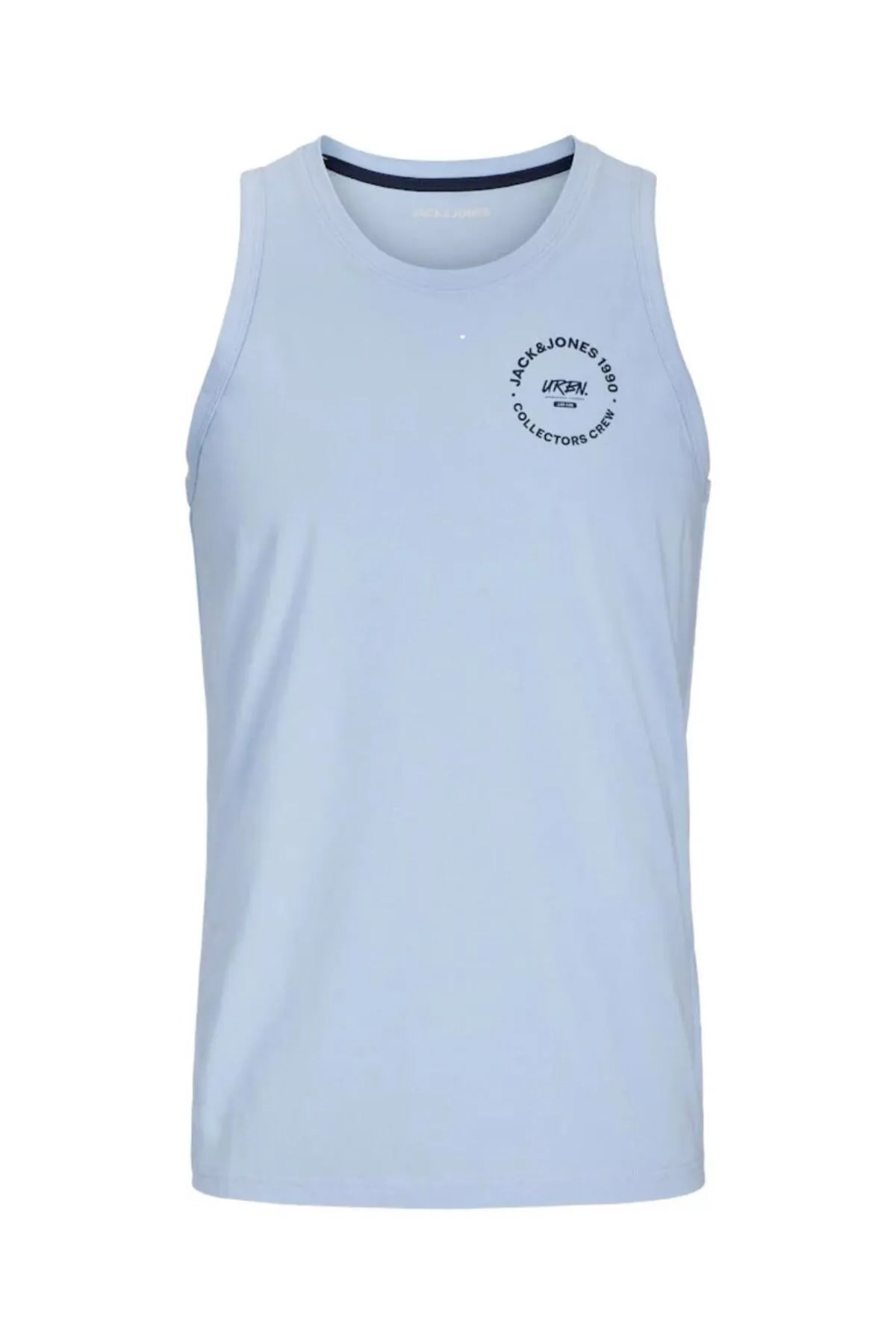 Jack & Jones Jjsimon Tanktop Sl Erkek Atlet 12270462 Mavi