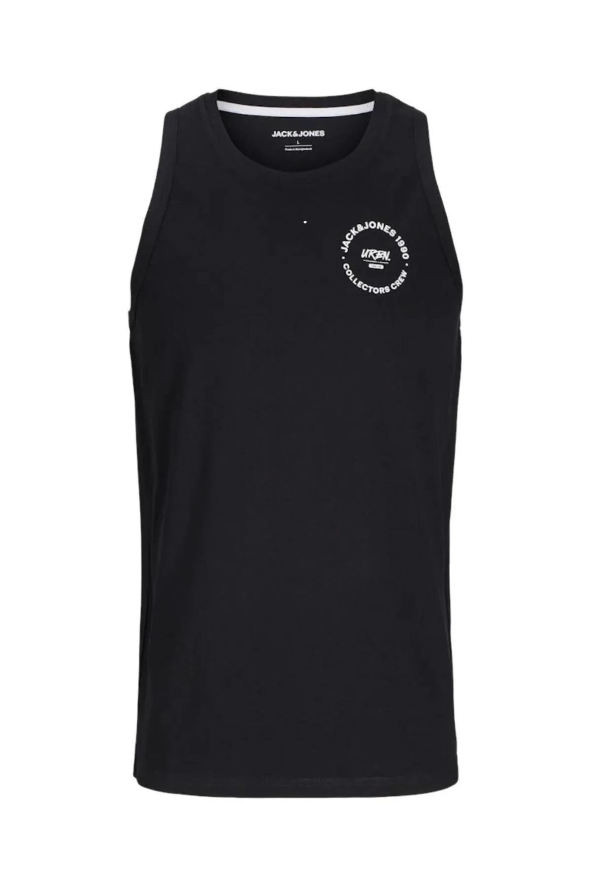 Jack & Jones Jjsimon Tanktop Sl Erkek Atlet 12270462 Siyah