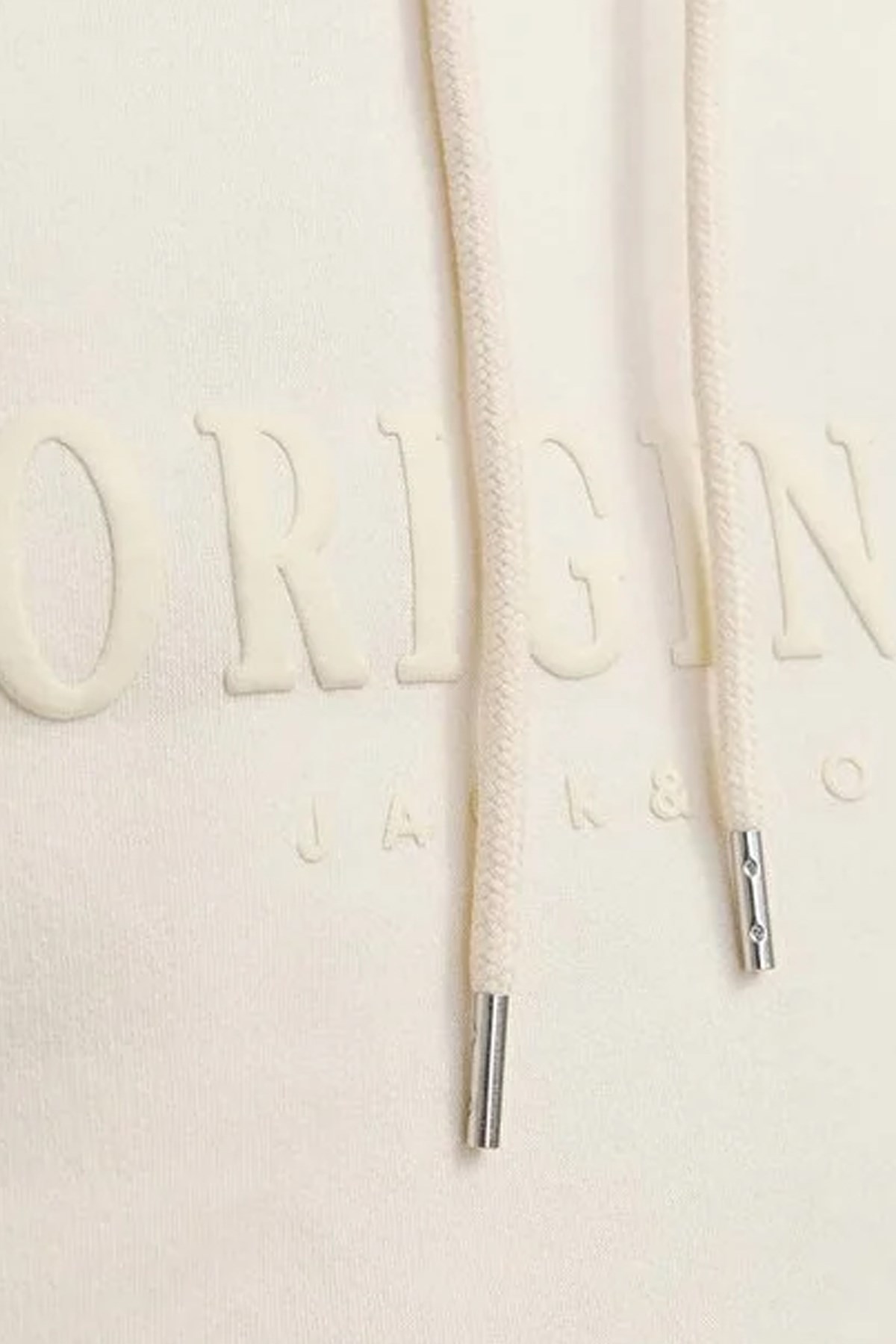Jack & Jones Jorfrederiksberg Erkek Sweatshirt Beyaz