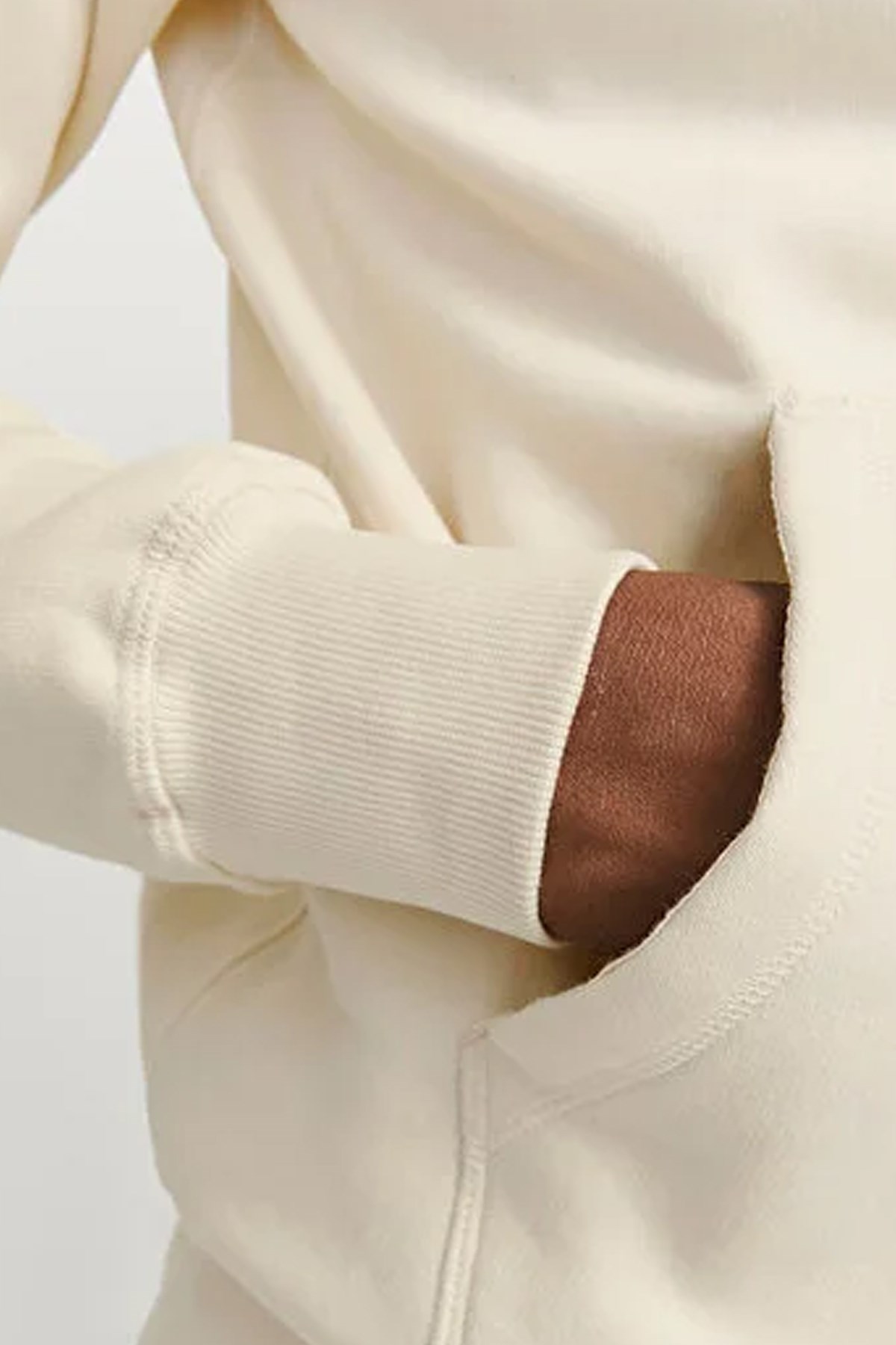 Jack & Jones Jorfrederiksberg Erkek Sweatshirt Beyaz