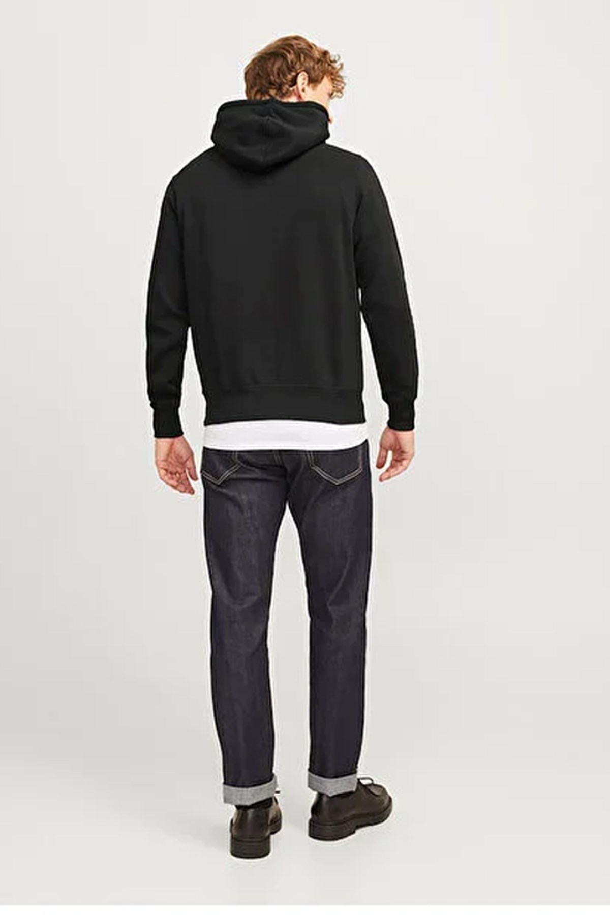 Jack & Jones Jorfrederiksberg Erkek Sweatshirt Siyah