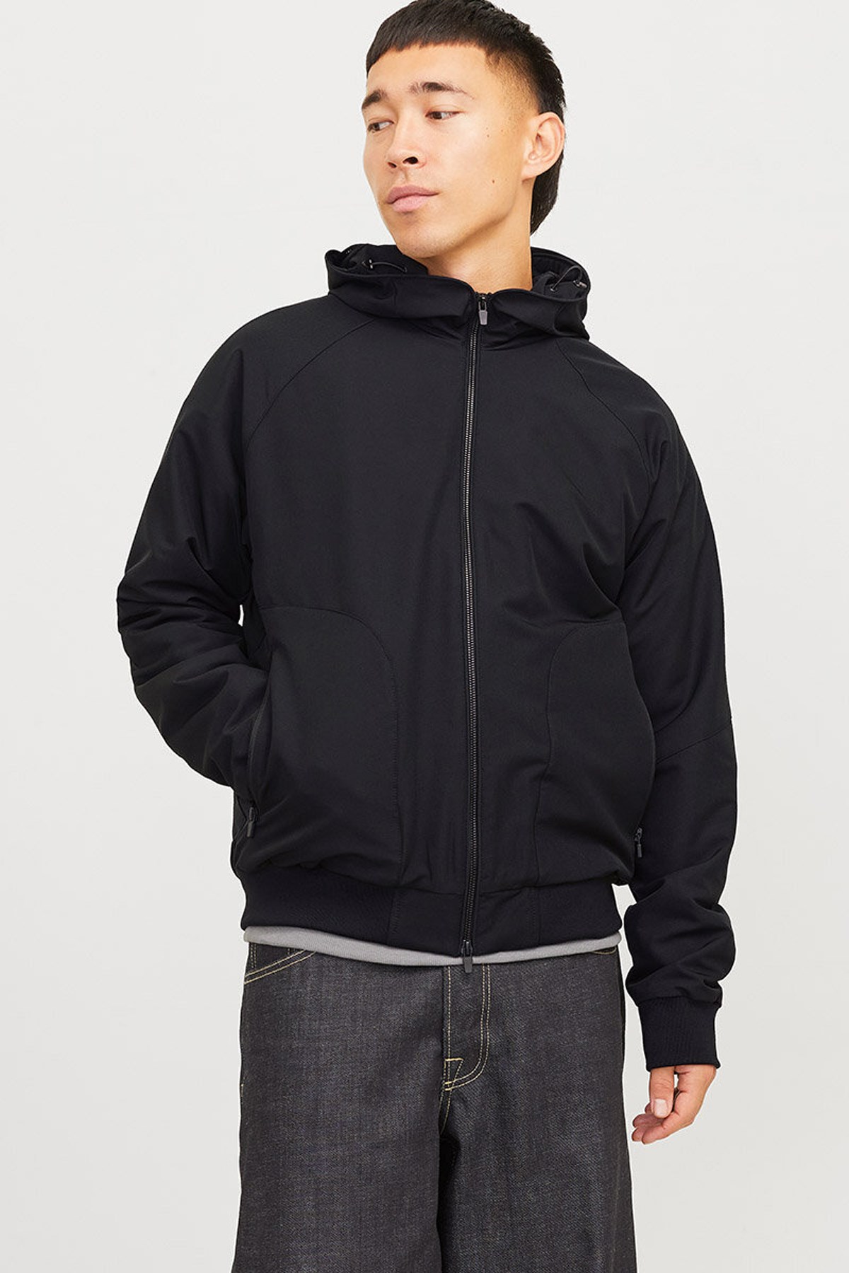 Jack & Jones Jjeperfect Bomber Erkek Mont 12270682 Siyah