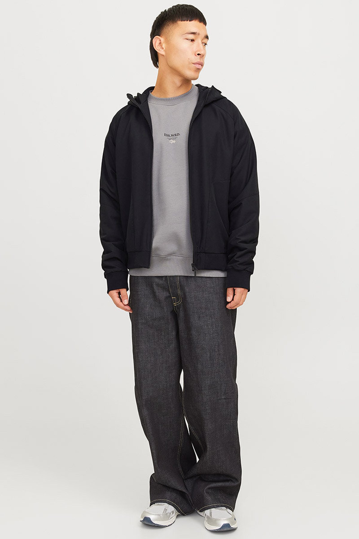 Jack & Jones Jjeperfect Bomber Erkek Mont 12270682 Siyah