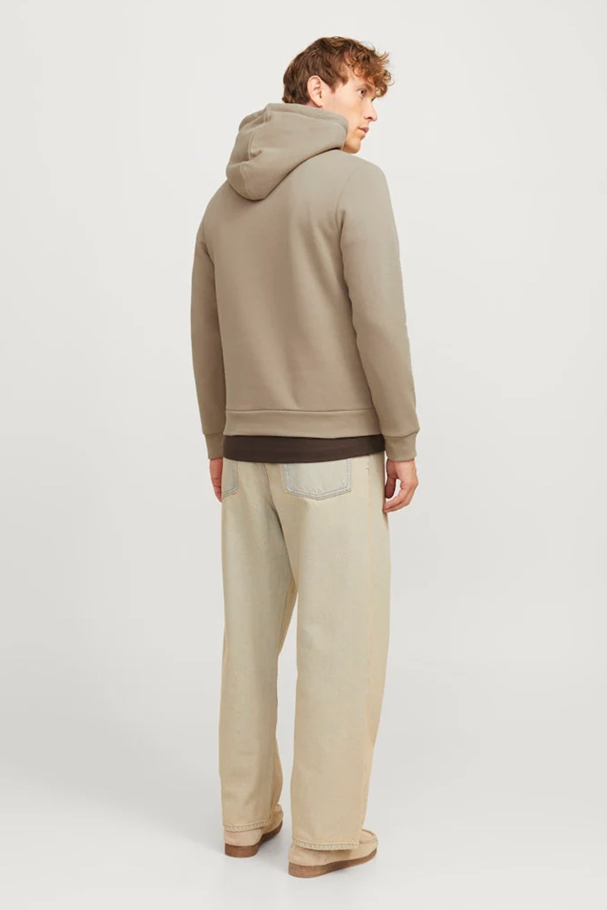 Jack & Jones Jprblaharold Kapüşonlu Erkek Sweat 12271193 Gri