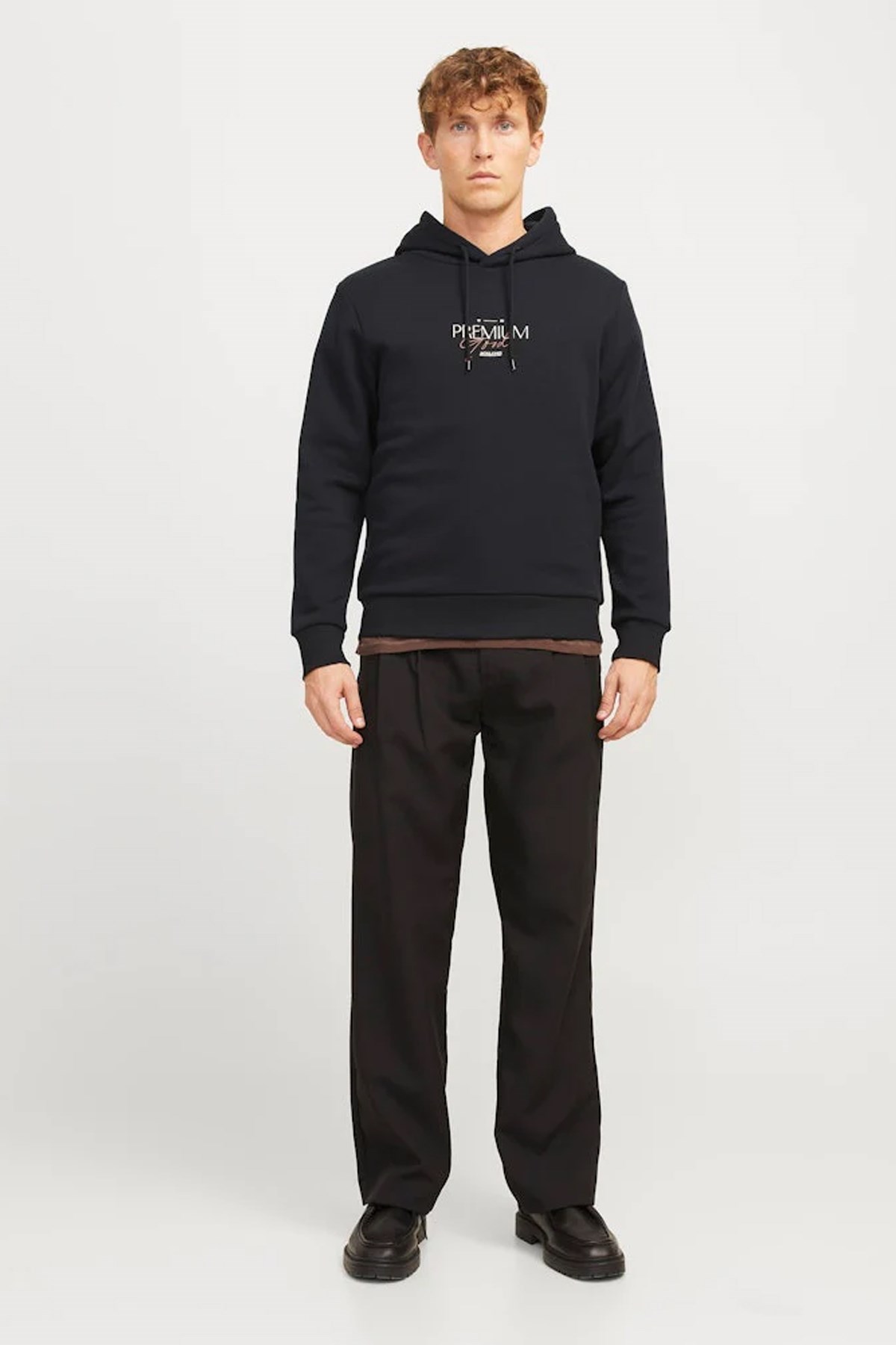 Jack & Jones Jprblaharold Kapüşonlu Erkek Sweat 12271193 Siyah