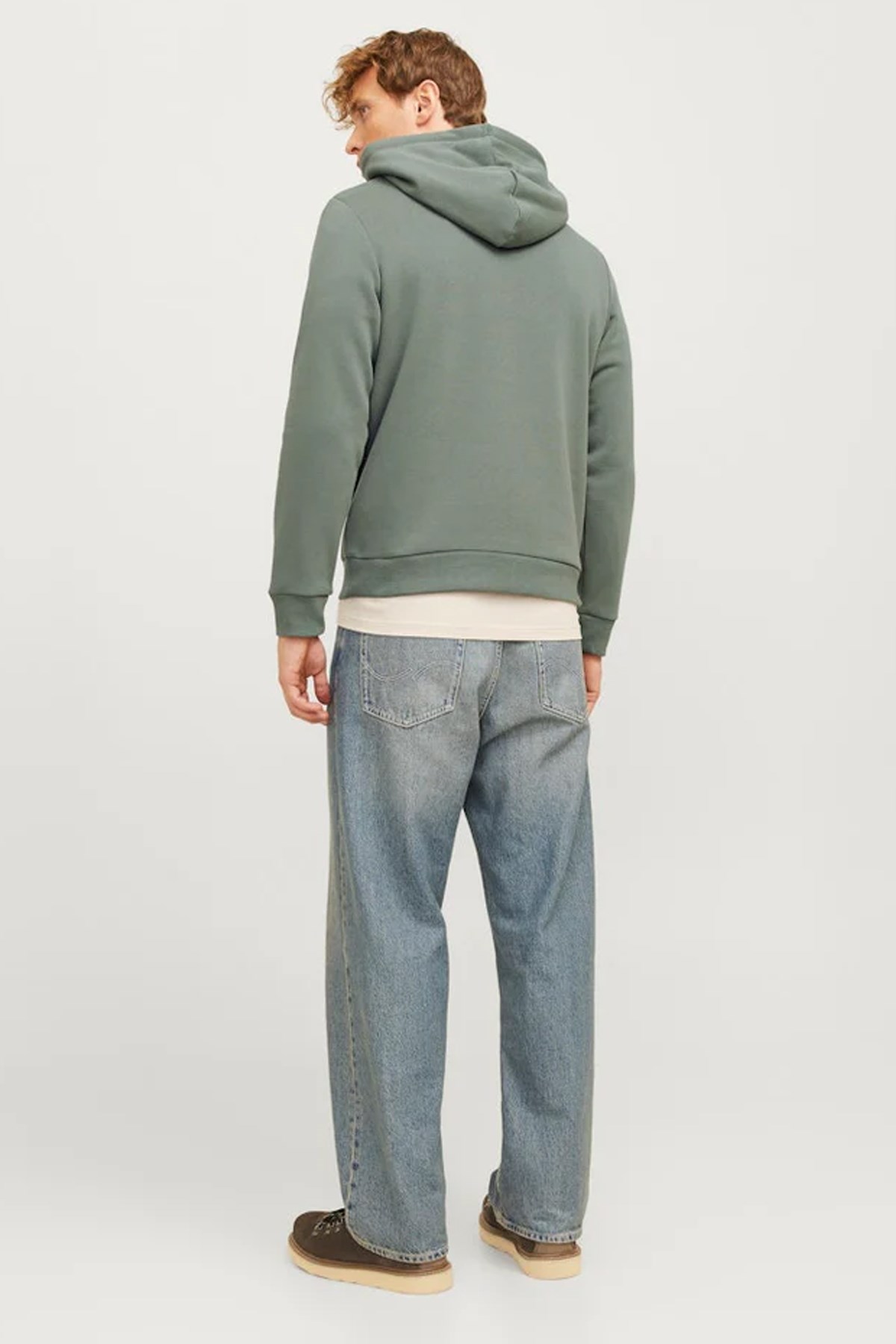Jack & Jones Jprblaharold Kapüşonlu Erkek Sweat 12271193 Yeşil