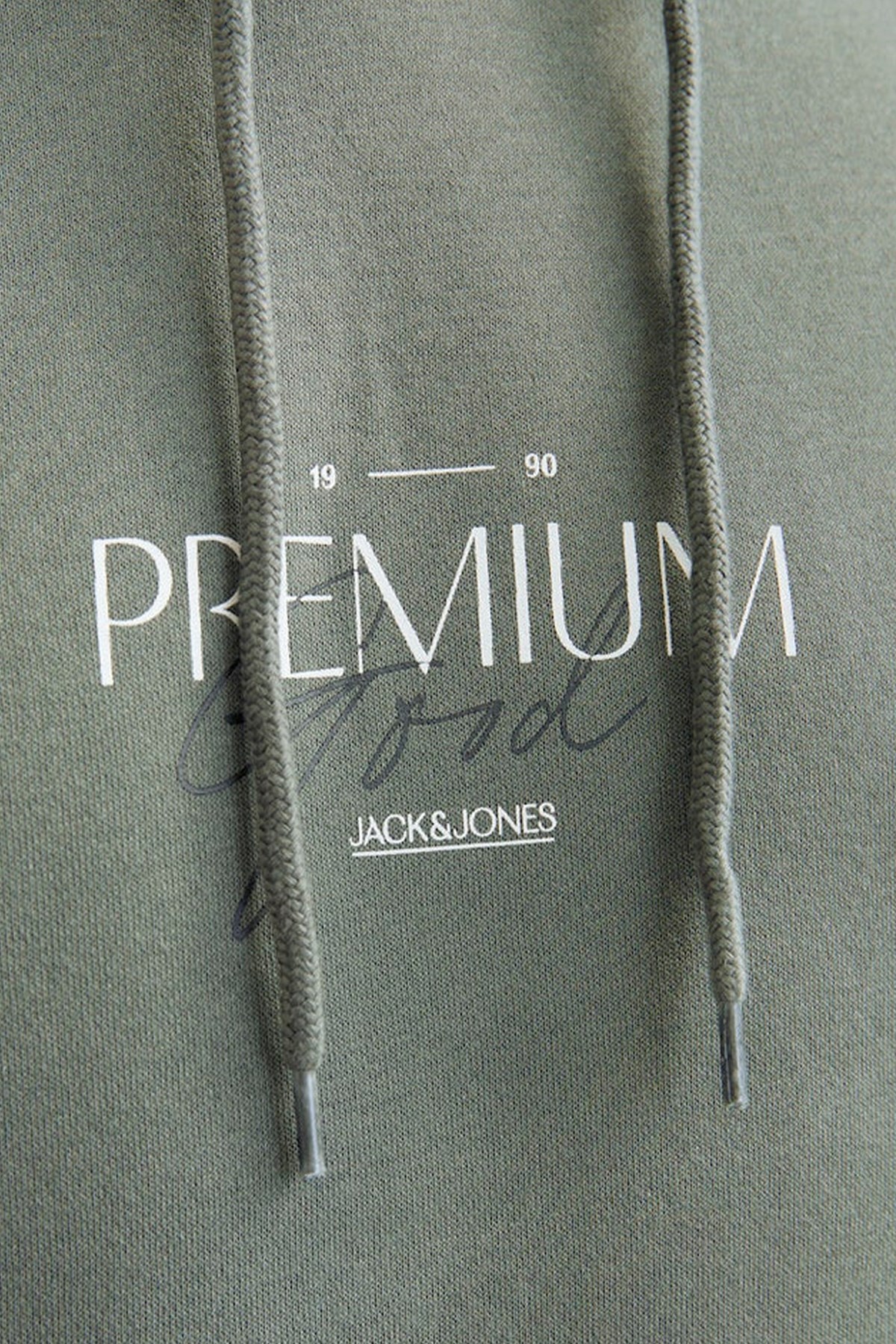Jack & Jones Jprblaharold Kapüşonlu Erkek Sweat 12271193 Yeşil