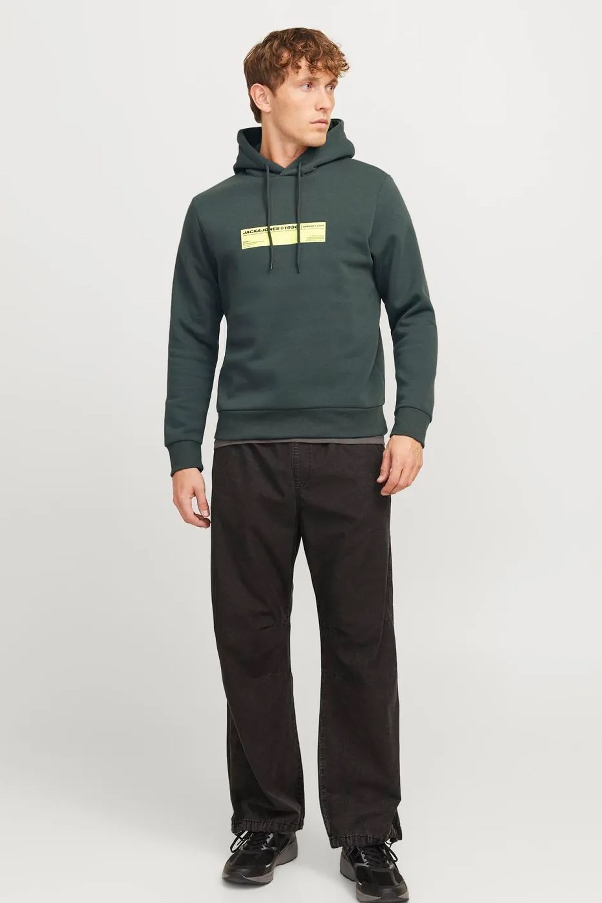 Jack & Jones Jcoterrain Erkek Sweat 12271202 Antrasit