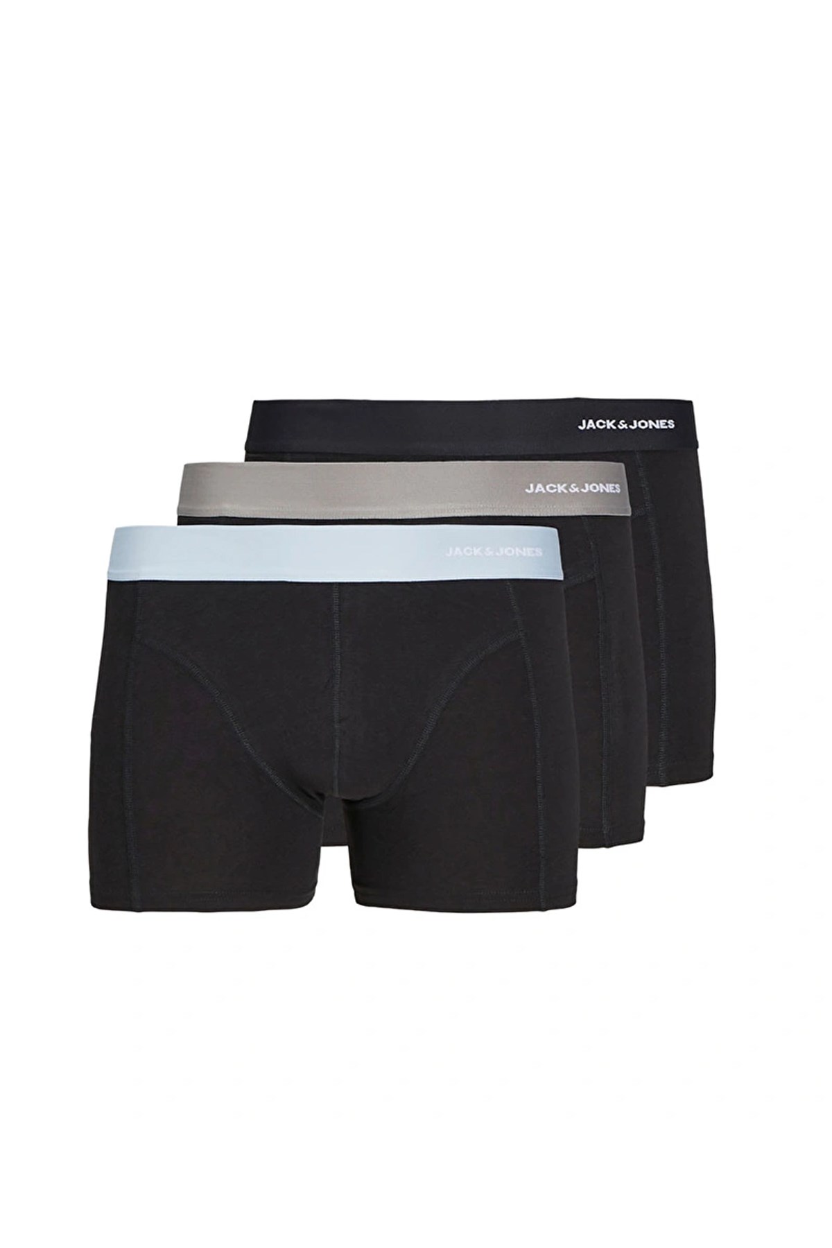 Jack & Jones Jacnick Bamboo 3 Pack Erkek Boxer 12272454 Siyah