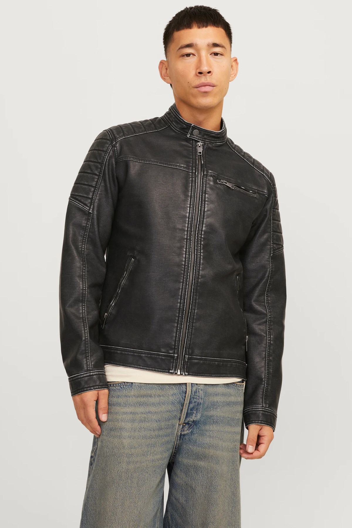 Jack & Jones Jjerocky Erkek Mont 12273226 Siyah