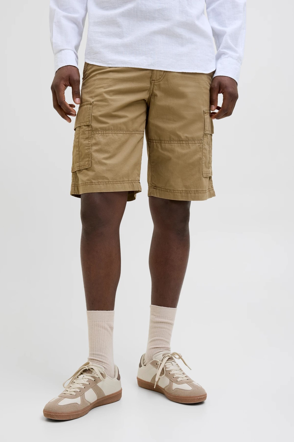 Jack & Jones Jpstcole Mateo Cargo Erkek Şort 12274389 Bej