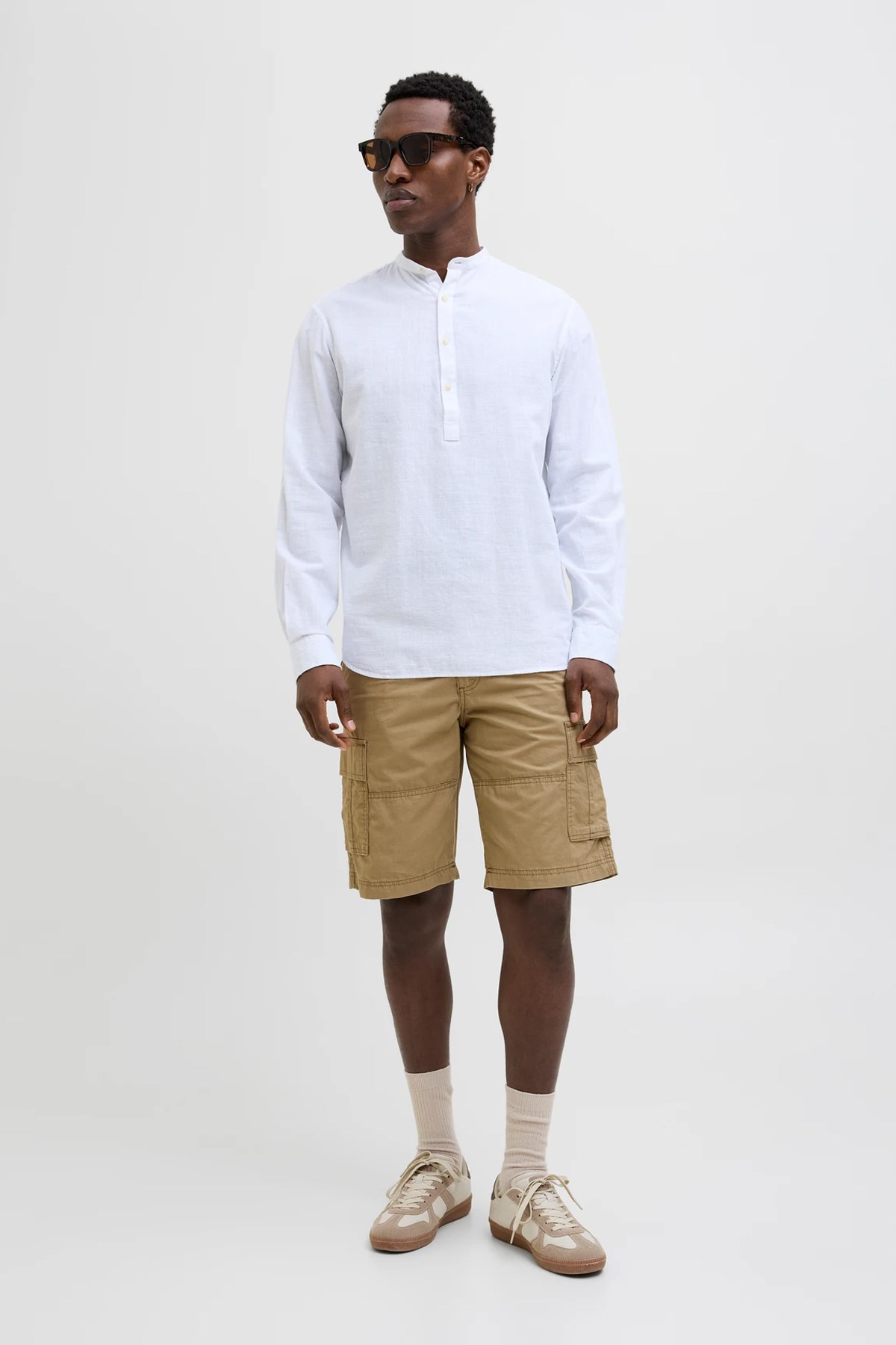 Jack & Jones Jpstcole Mateo Cargo Erkek Şort 12274389 Bej