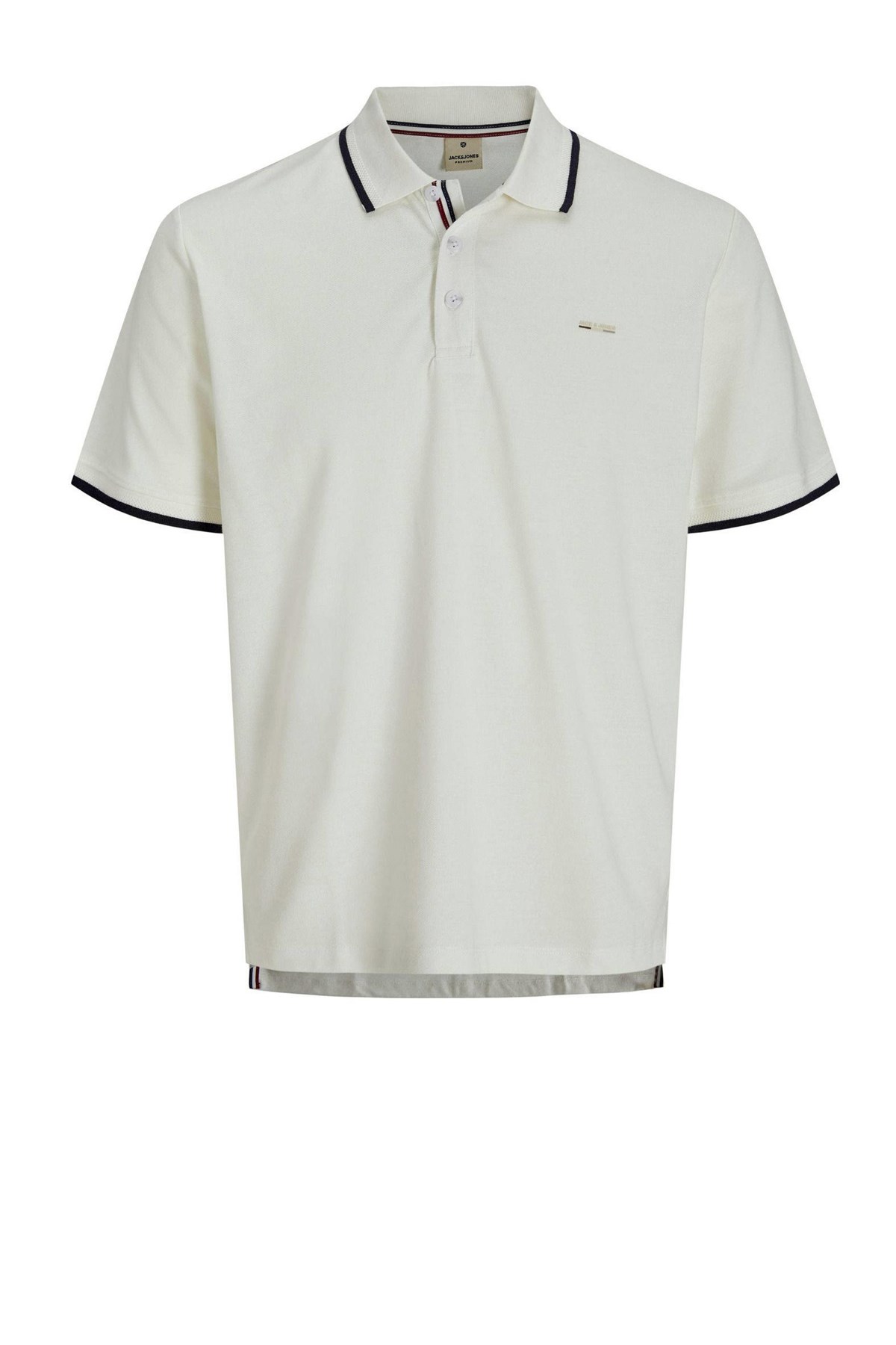 Jack & Jones Jprblualves Erkek Polo Yaka Tişört 12274681 Beyaz