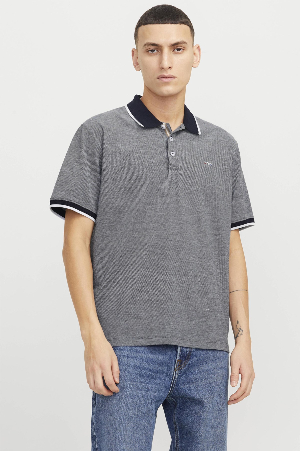 Jack & Jones Jprblualves Erkek Polo Yaka Tişört 12274681 Kahverengi