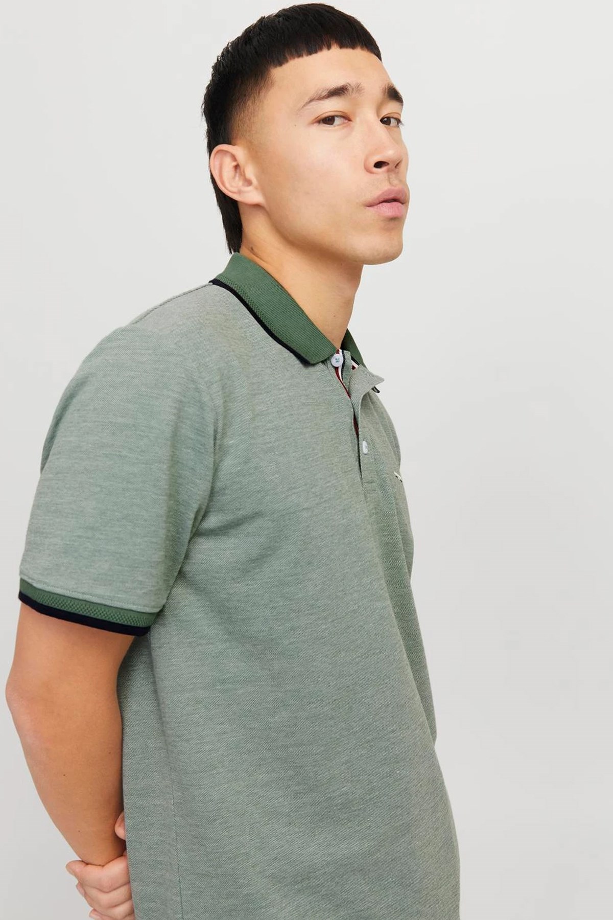Jack & Jones Jprblualves Erkek Polo Yaka Tişört 12274681 Yeşil