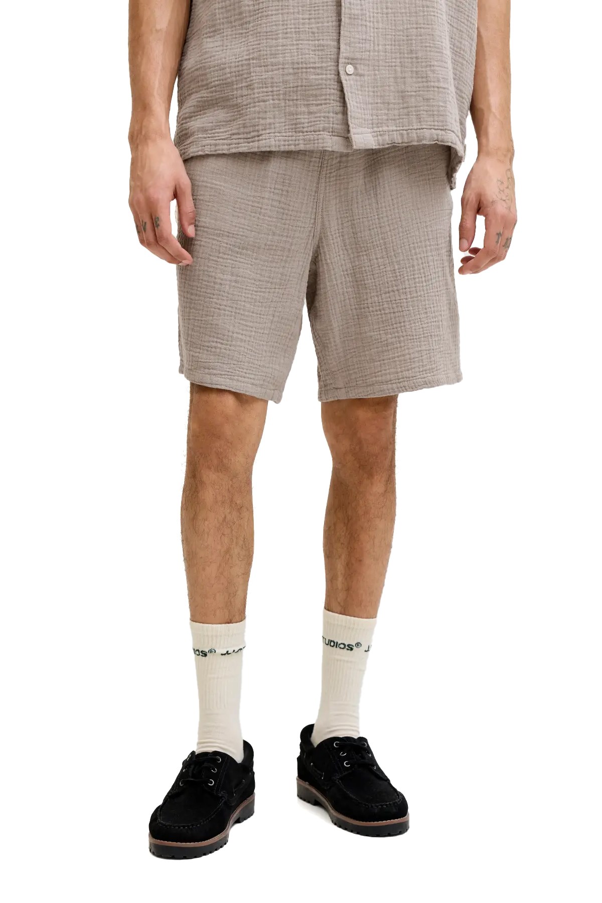 Jack & Jones Jpstjaiden Patras Erkek Şort 12274758 Açık Kahverengi