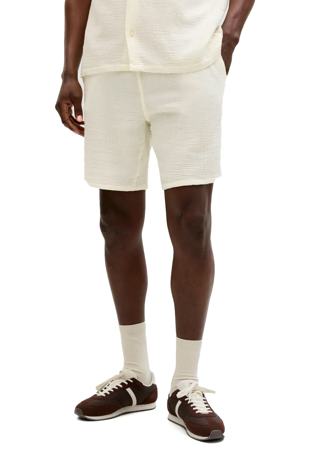 Jack & Jones Jpstjaiden Patras Erkek Şort 12274758 Krem