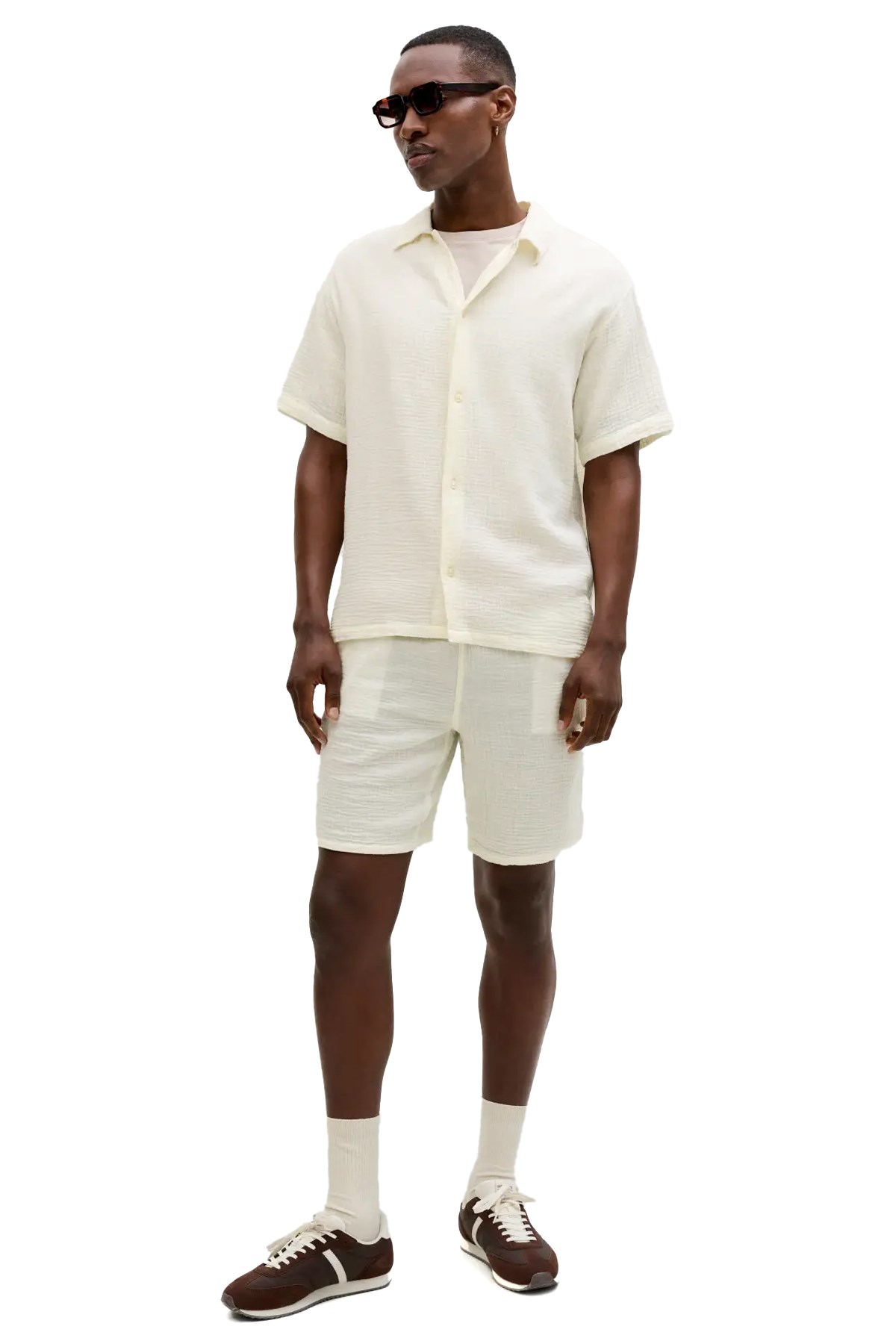 Jack & Jones Jpstjaiden Patras Erkek Şort 12274758 Krem
