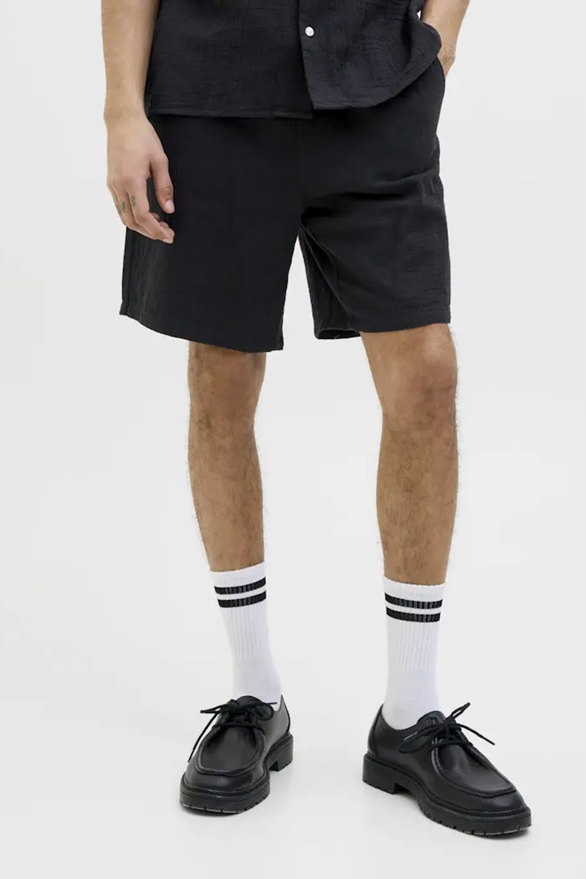 Jack & Jones Jpstjaiden Patras Erkek Şort 12274758 Siyah