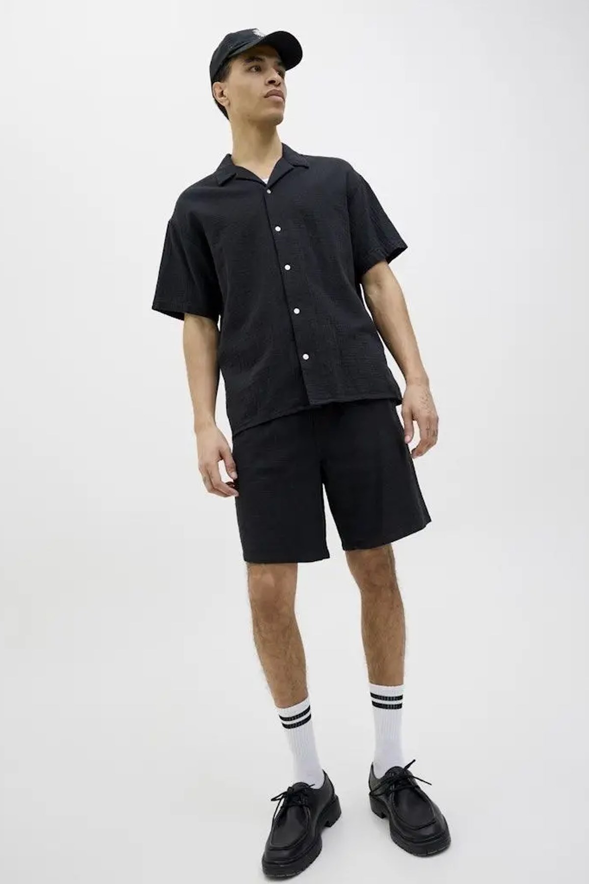 Jack & Jones Jpstjaiden Patras Erkek Şort 12274758 Siyah