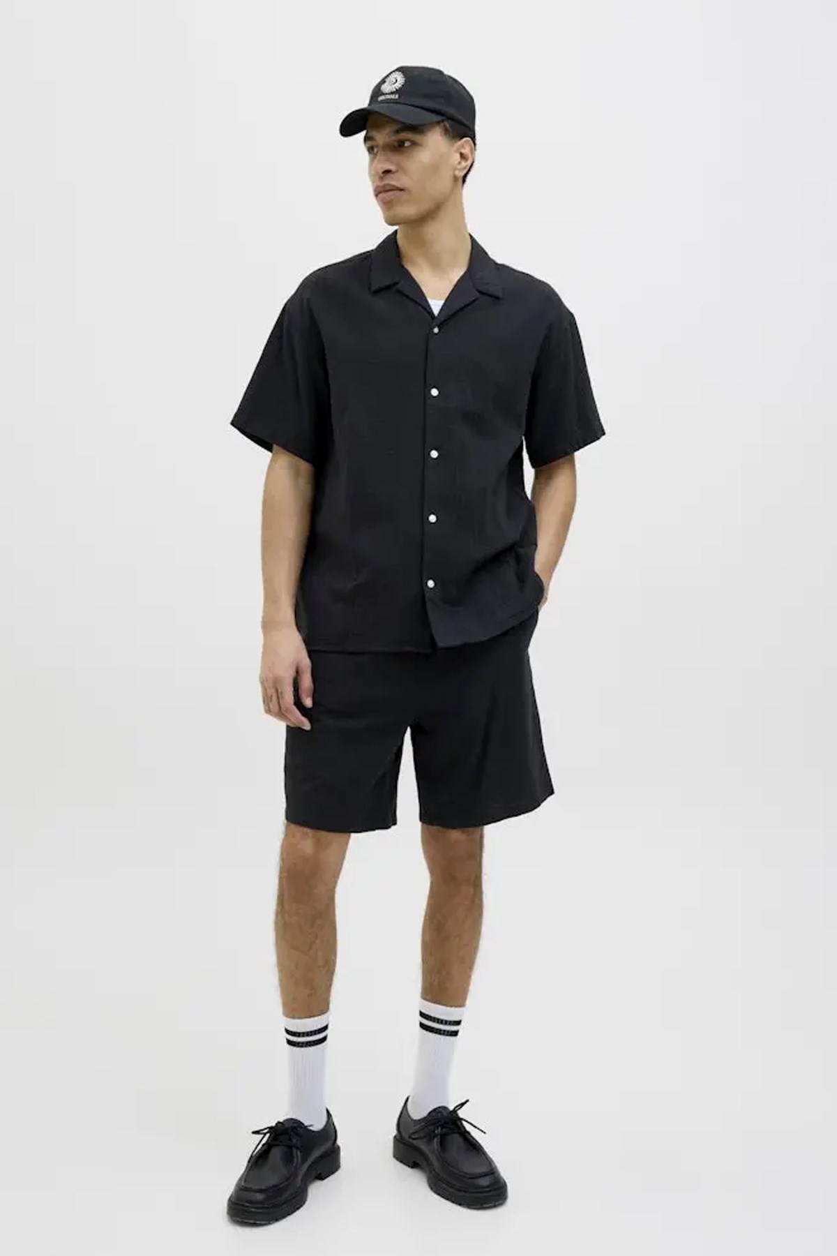 Jack & Jones Jpstjaiden Patras Erkek Şort 12274758 Siyah