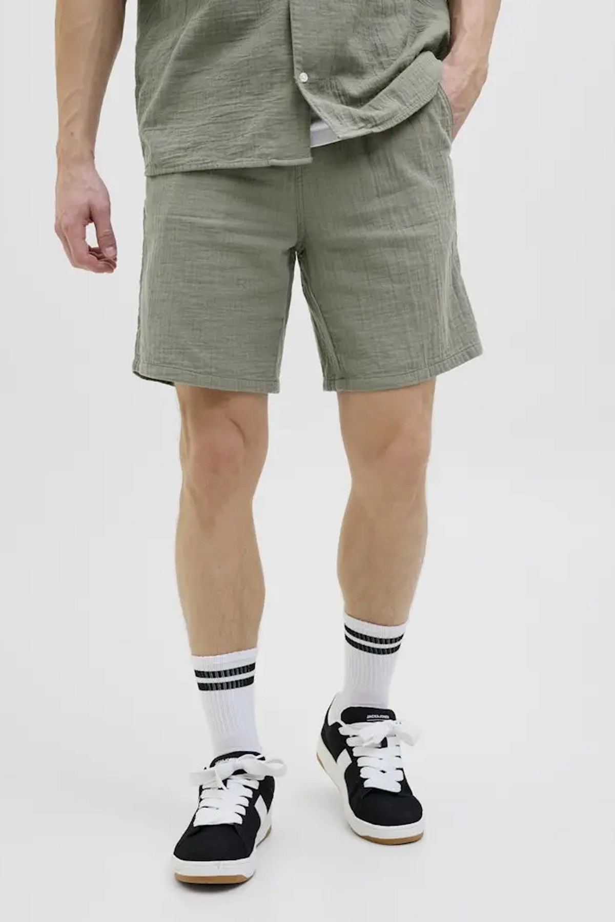 Jack & Jones Jpstjaiden Patras Erkek Şort 12274758 Yeşil