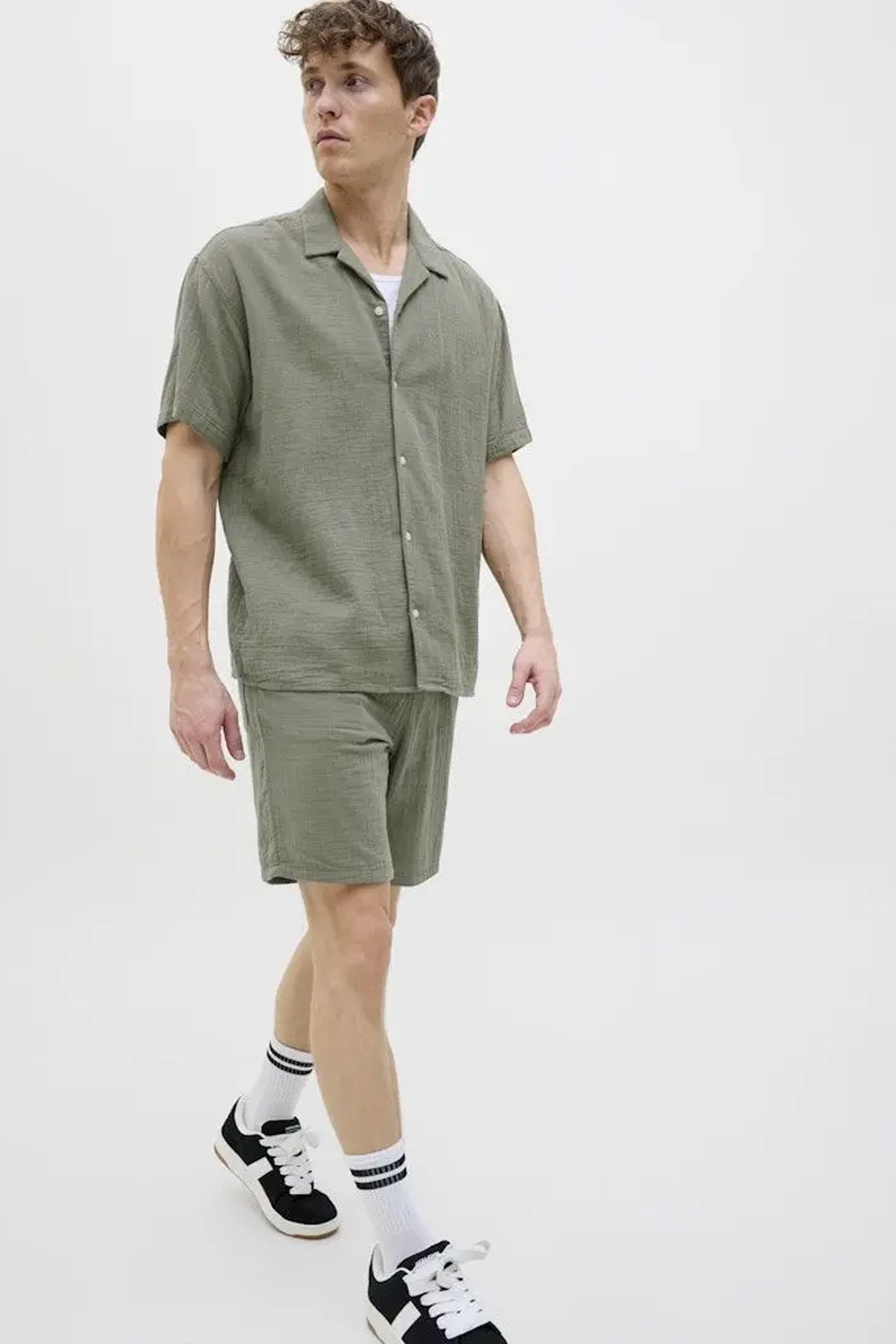 Jack & Jones Jpstjaiden Patras Erkek Şort 12274758 Yeşil