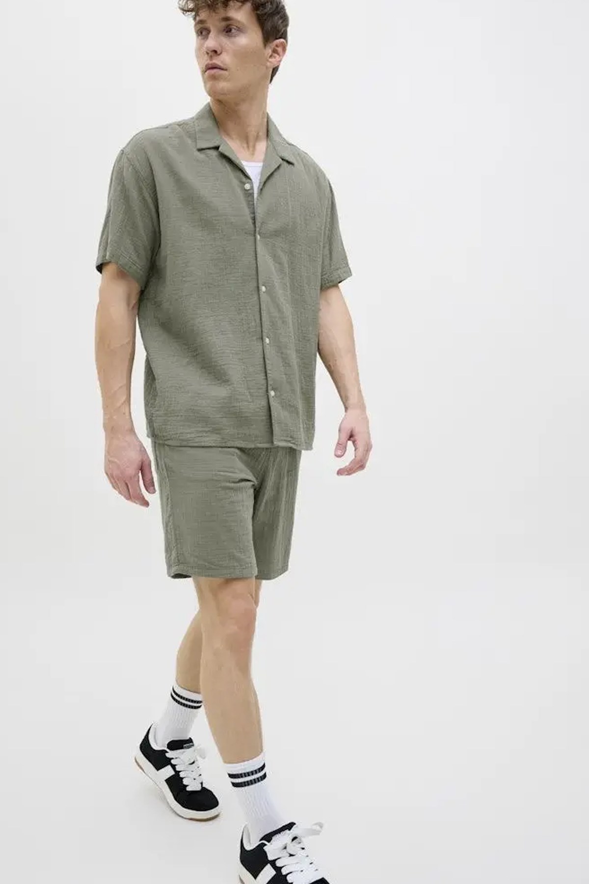 Jack & Jones Jpstjaiden Patras Erkek Şort 12274758 Yeşil
